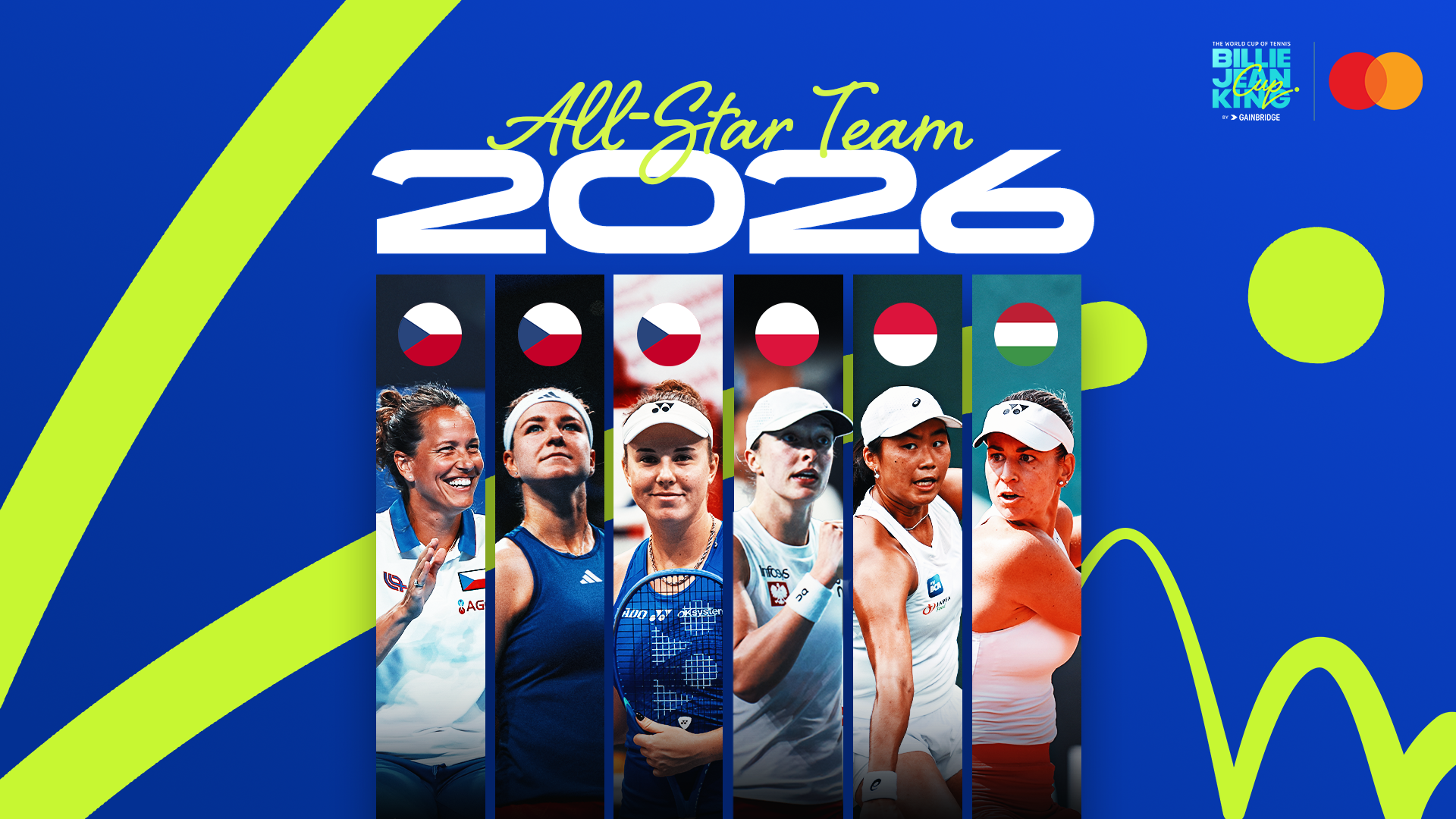 2026 BJK Cup All-Star Team results – header image