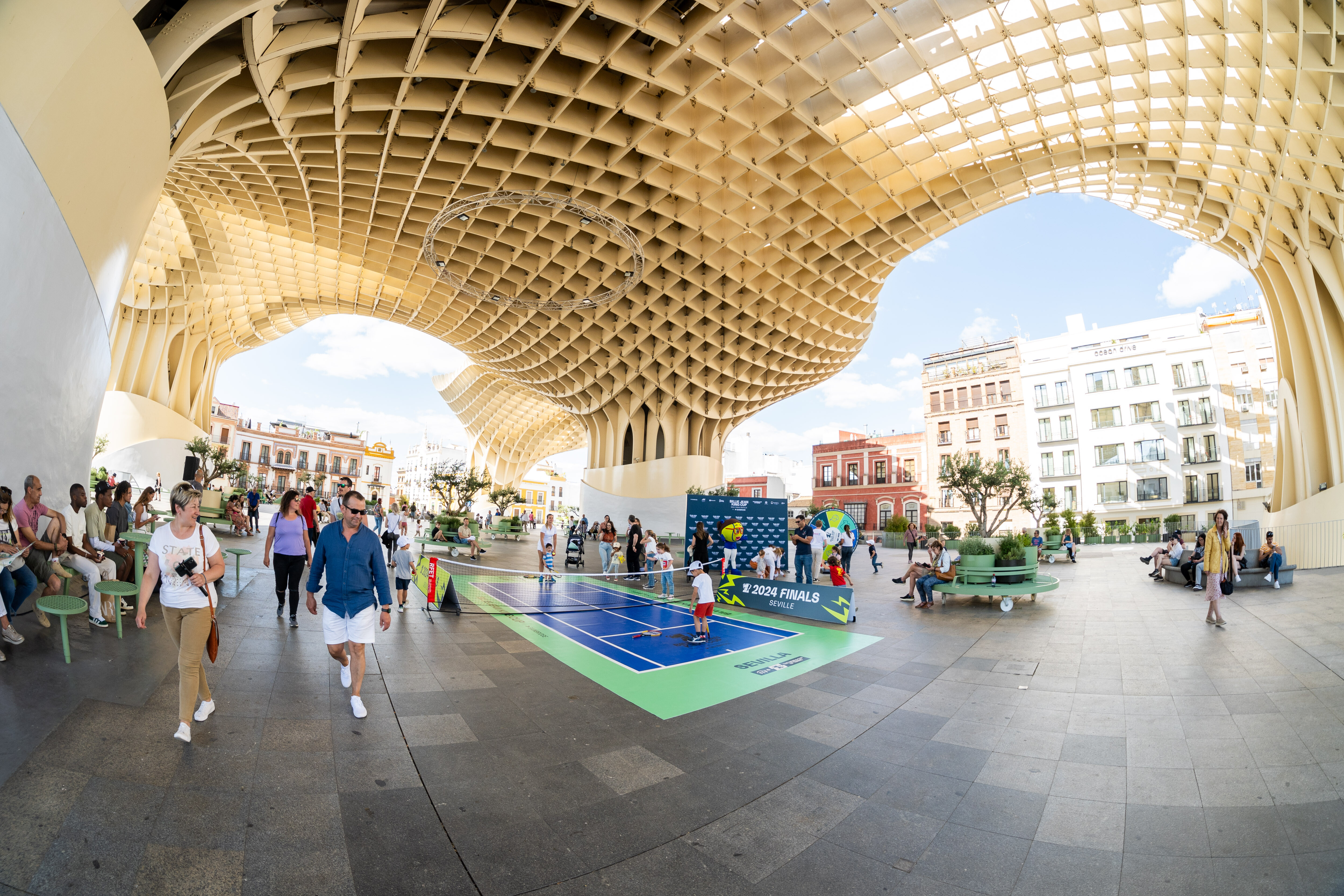La Billie Jean King Cup llega a las calles de Sevilla