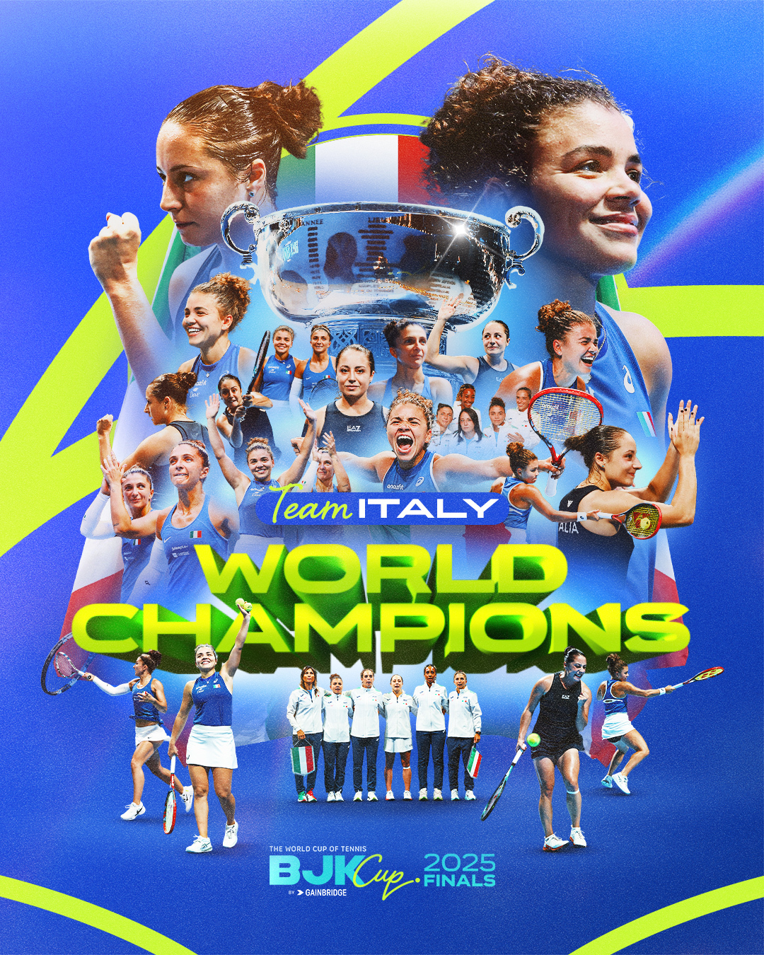 2025 World Champions graphic – Team Italy