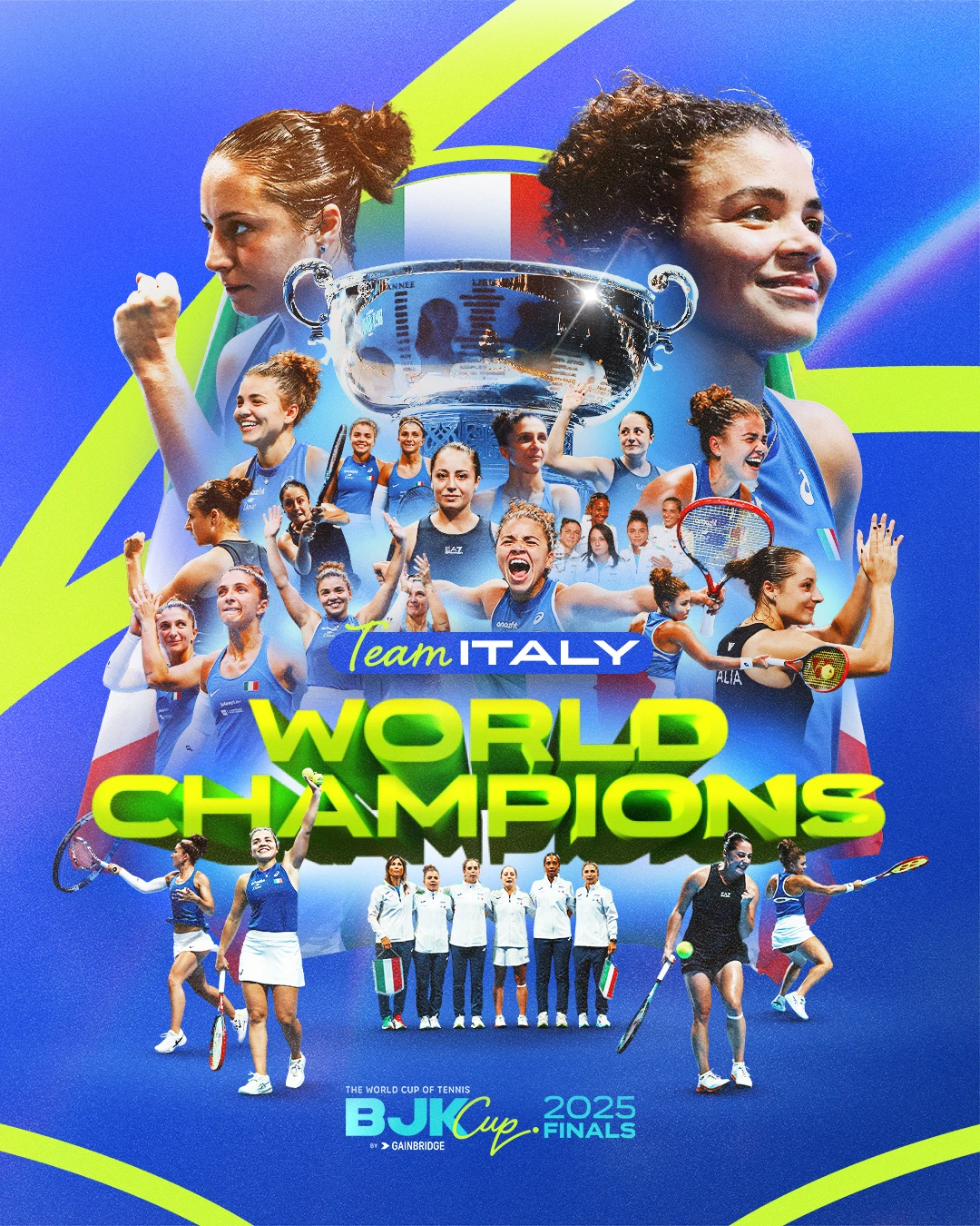 2025 World Champions graphic – Team Italy