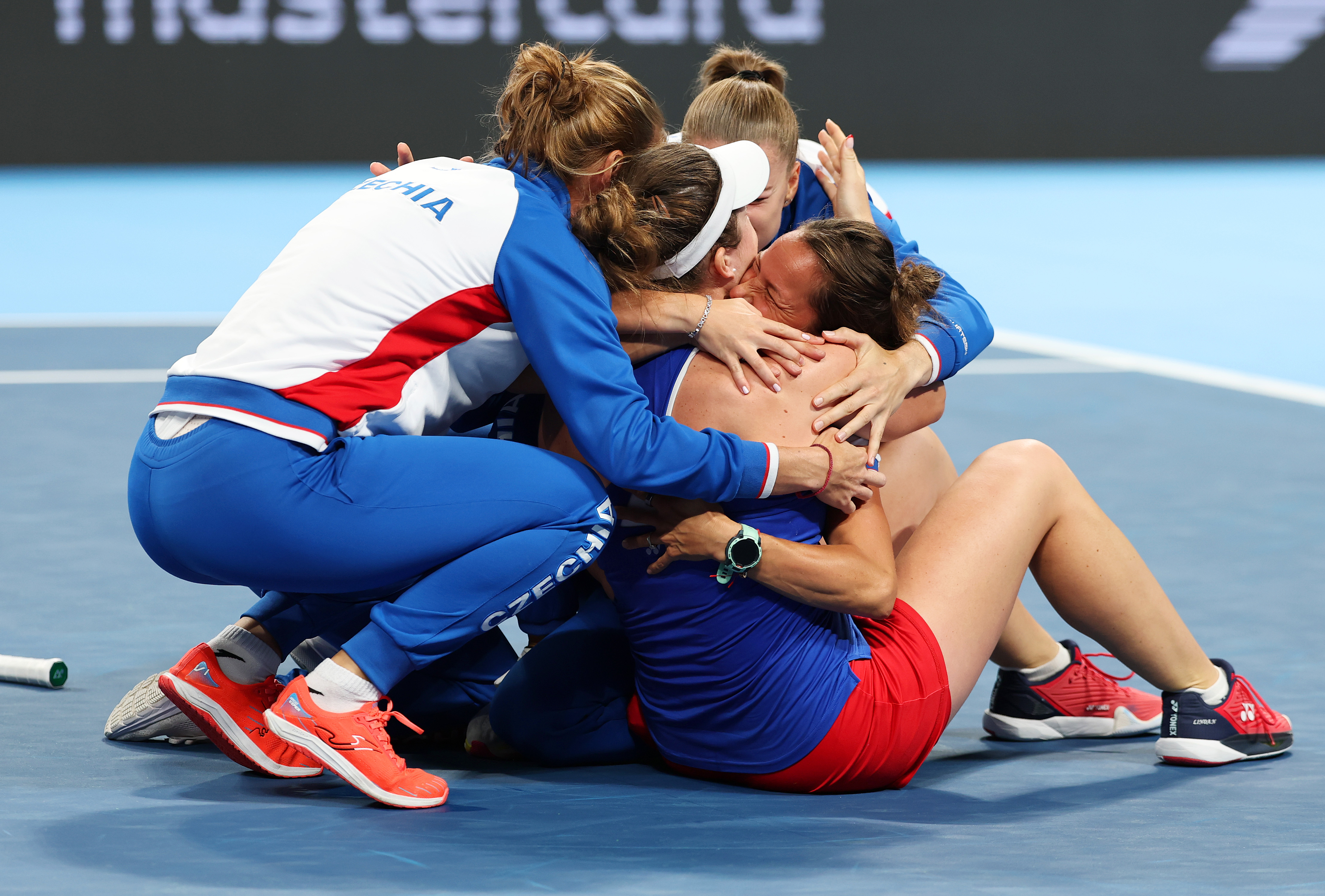Czechia team celebrate title win