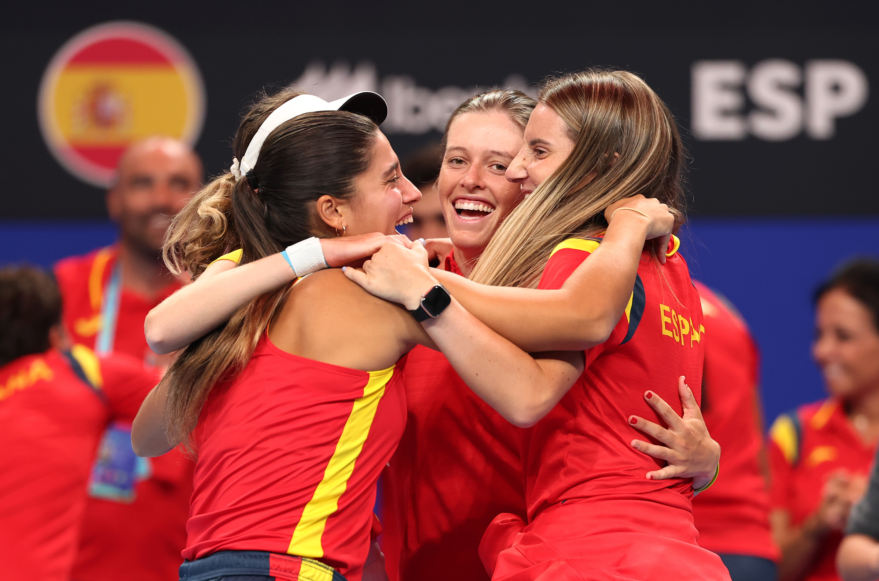 Spain celebrate quarter-final win