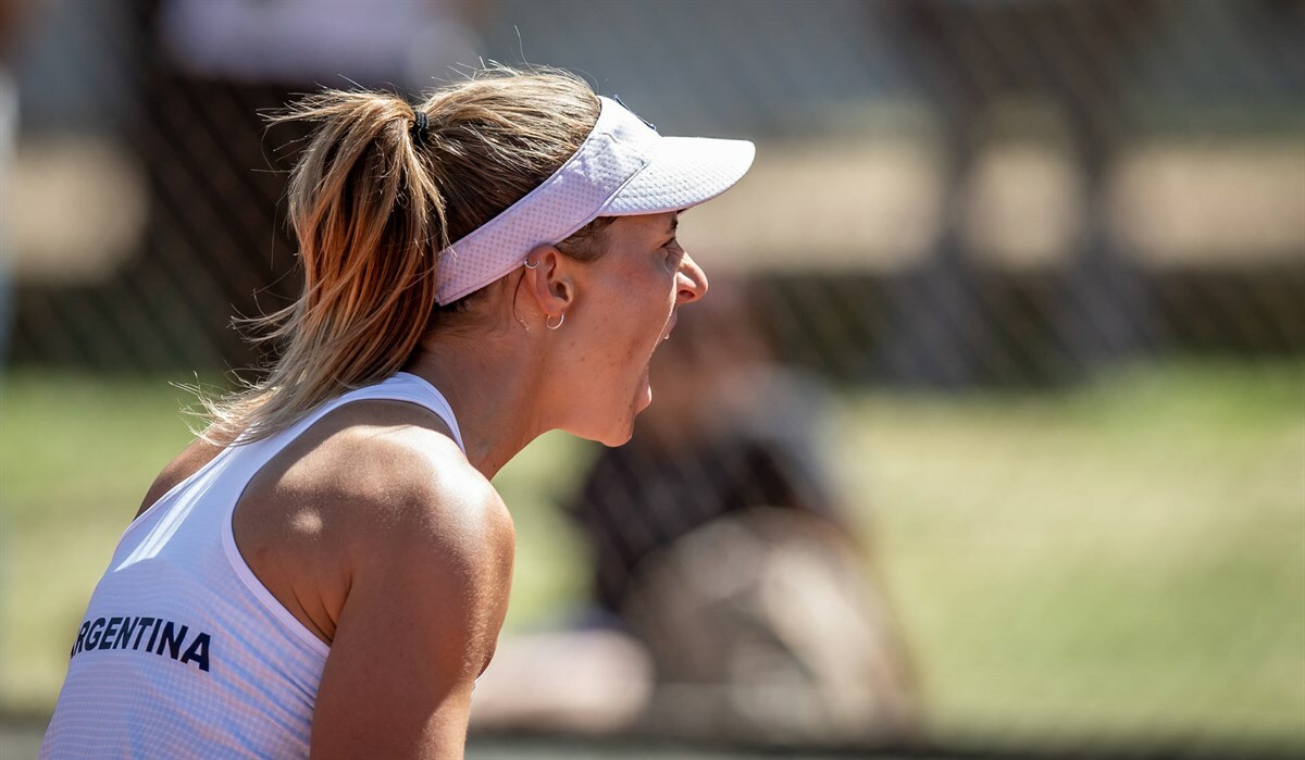 Podoroska, pura audacia en la cancha