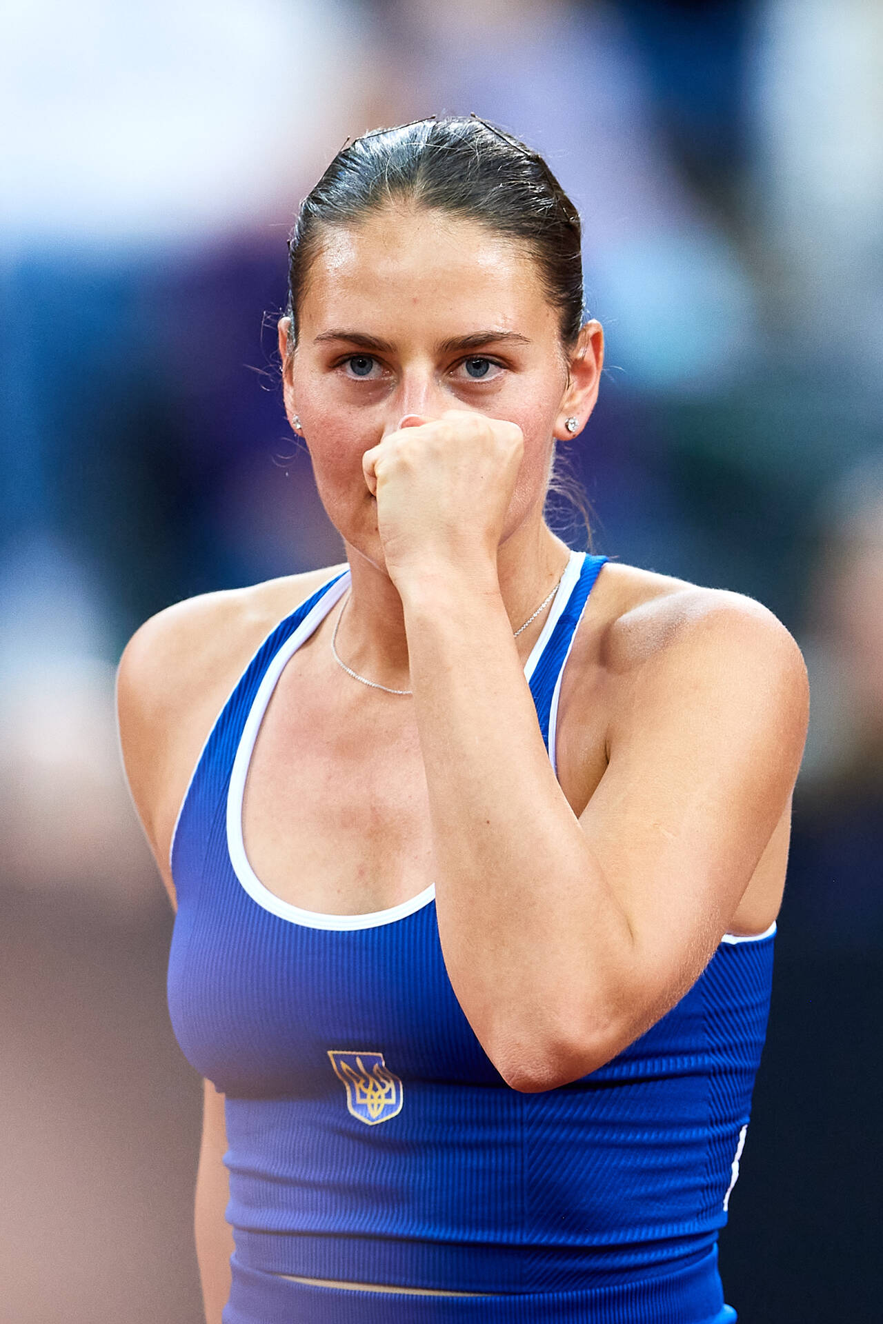 Kostyuk feature fist pump