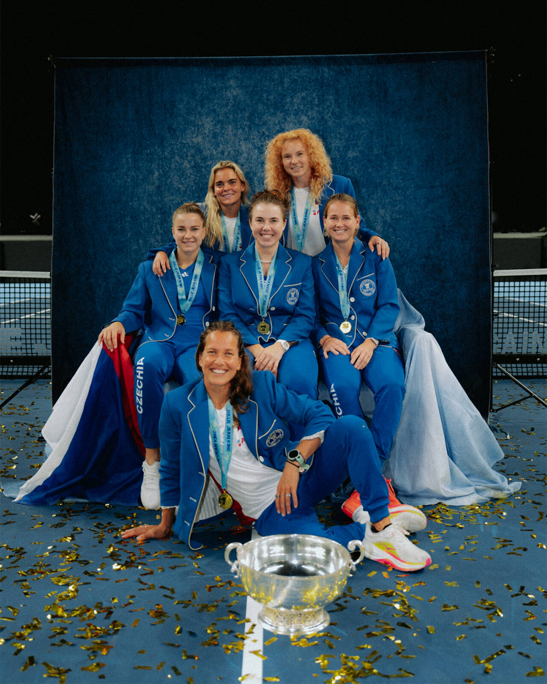 Czechia World Champions team photo 2026 4x5