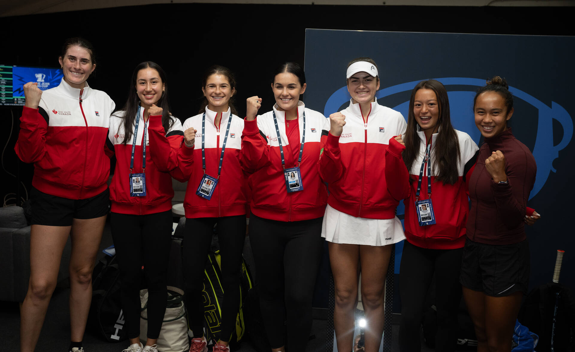 'The atmosphere is something else': Junior stars treated to special day at the BJK Cup Finals 