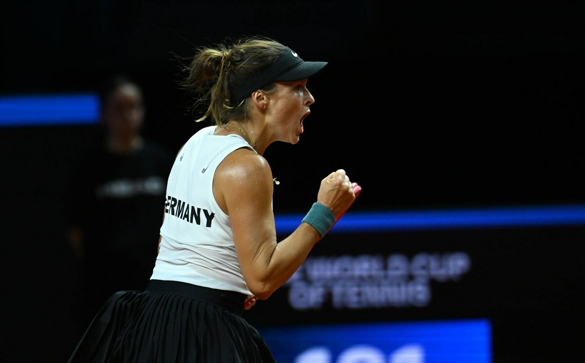 'Tennis is crazy': Brave Maria holds nerve to haul Germany level against Brazil 