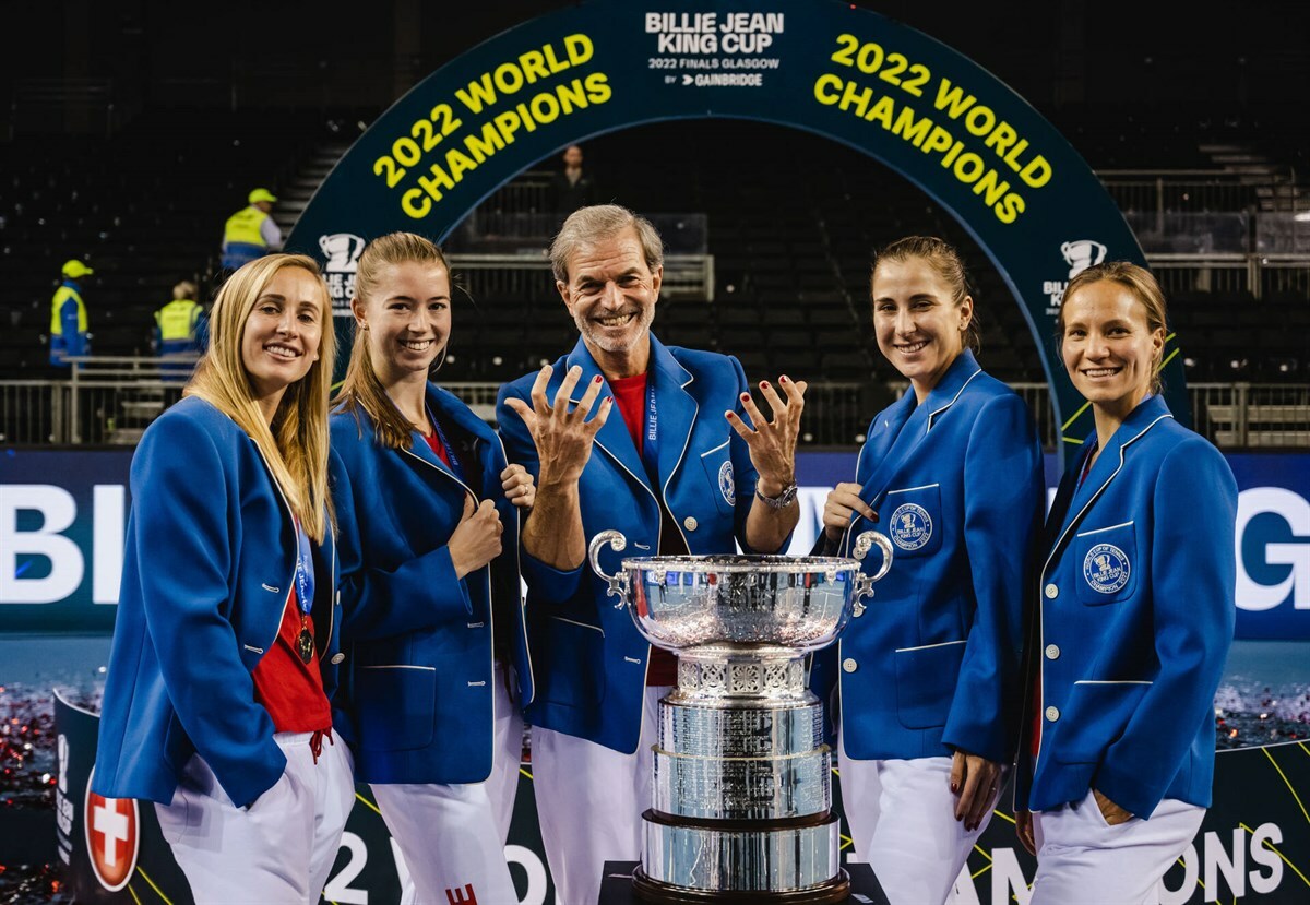 Suiza asciende al número 1 del ranking de la Billie Jean King Cup  