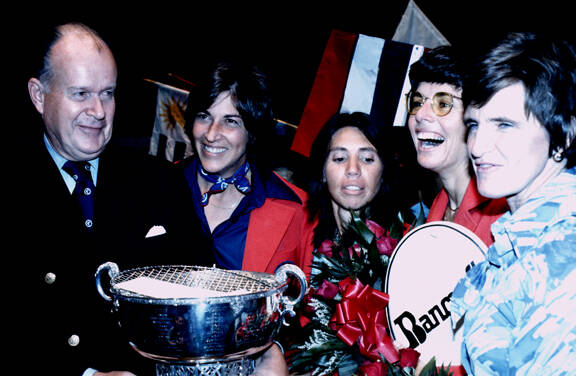 Team USA with 1976 Federation Cup