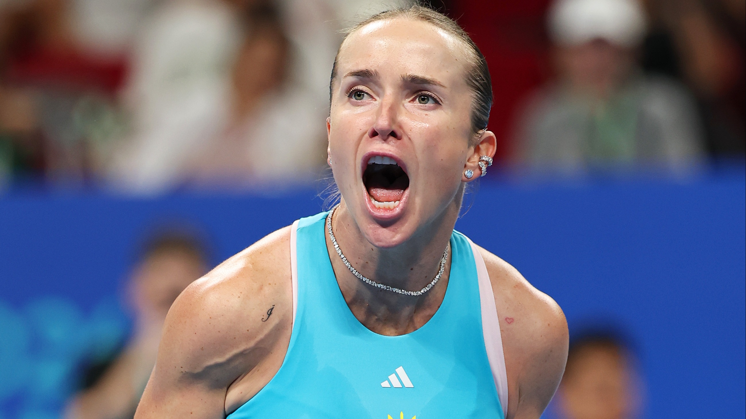 Svitolina roars with delight