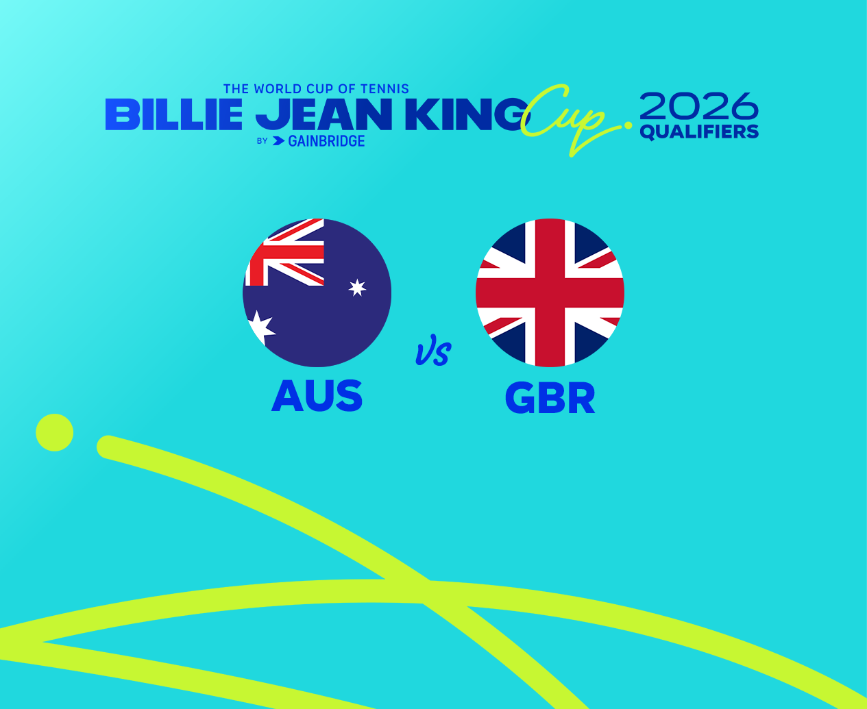 AUS v GBR ticket graphic