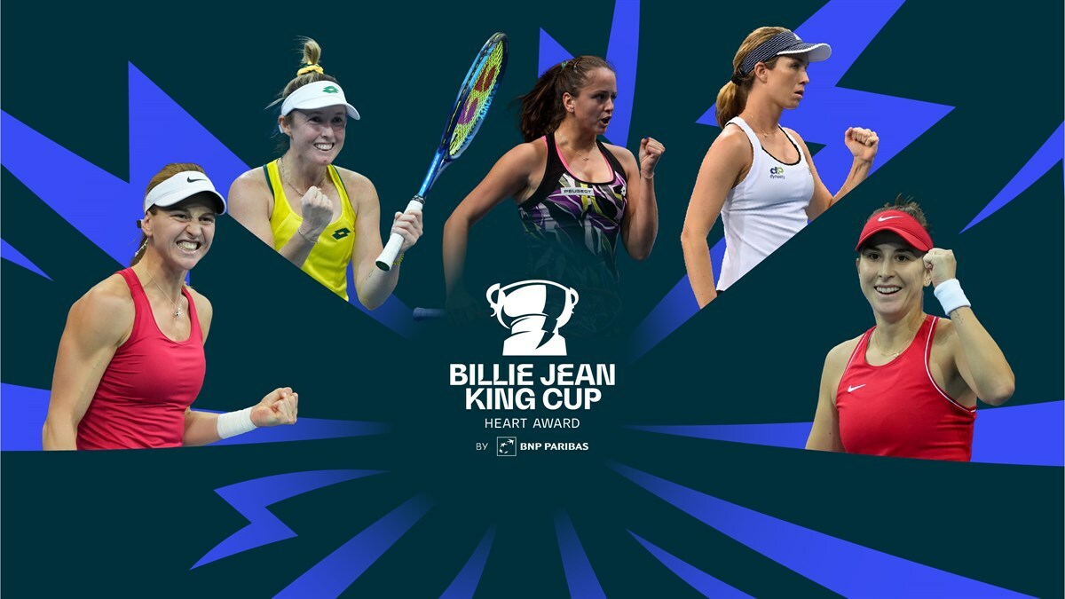 Bencic, Collins, Kuzmova, Samsonova y Sanders, nominadas para el Premio Corazón