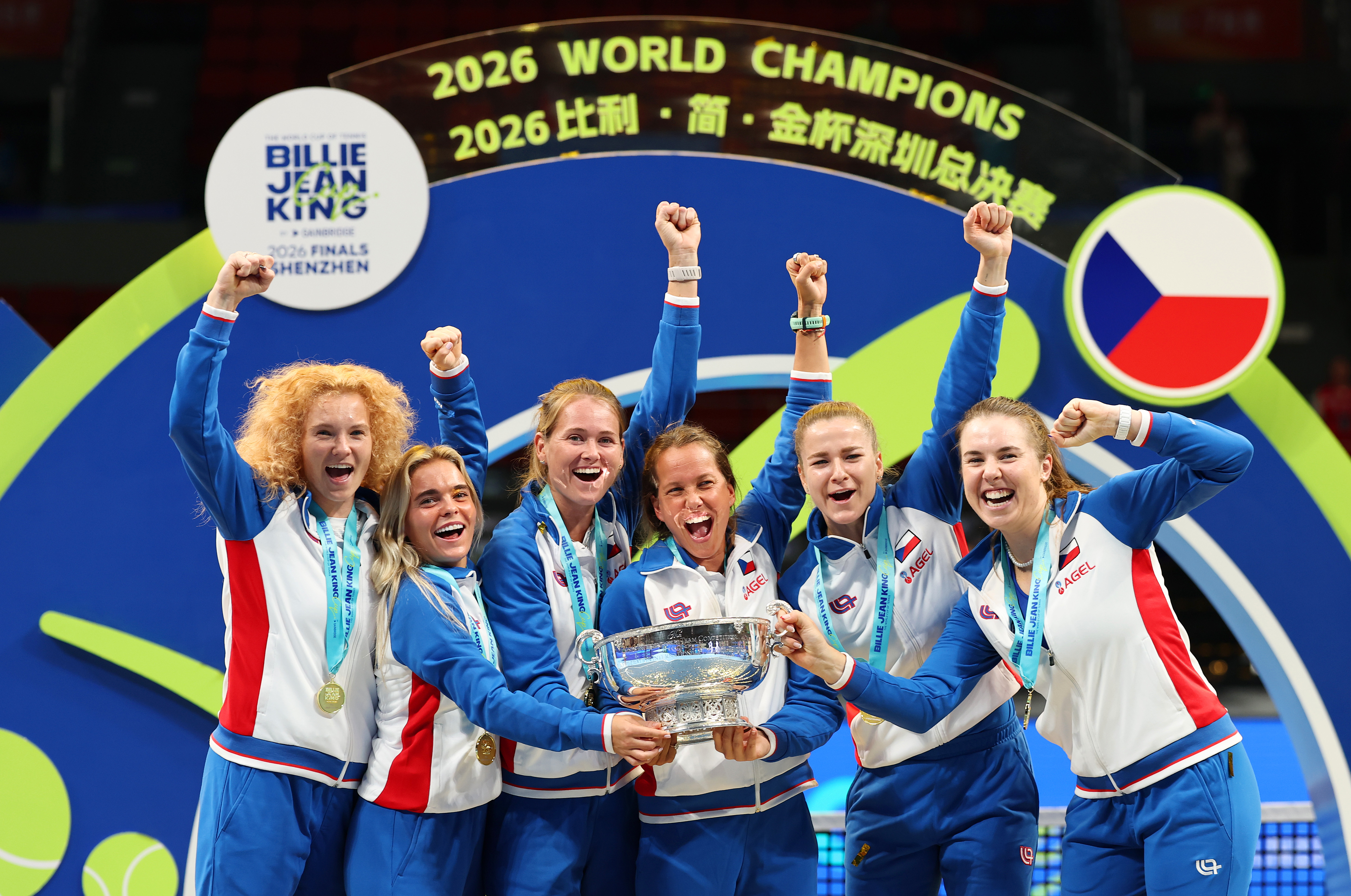 Czechia awarded trophy at 2026 BJK Cup 