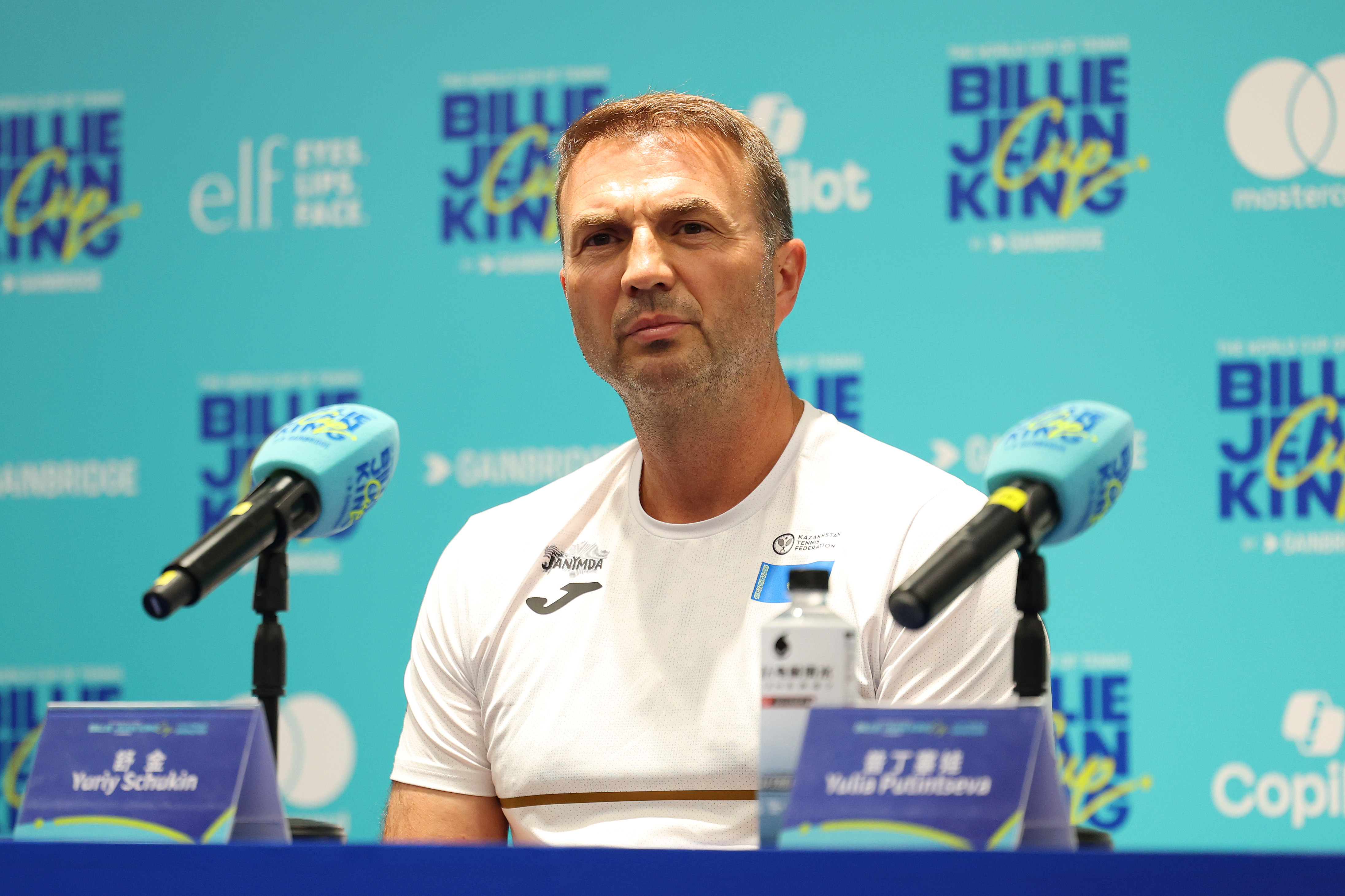 Kaz captain Schukin at press conf