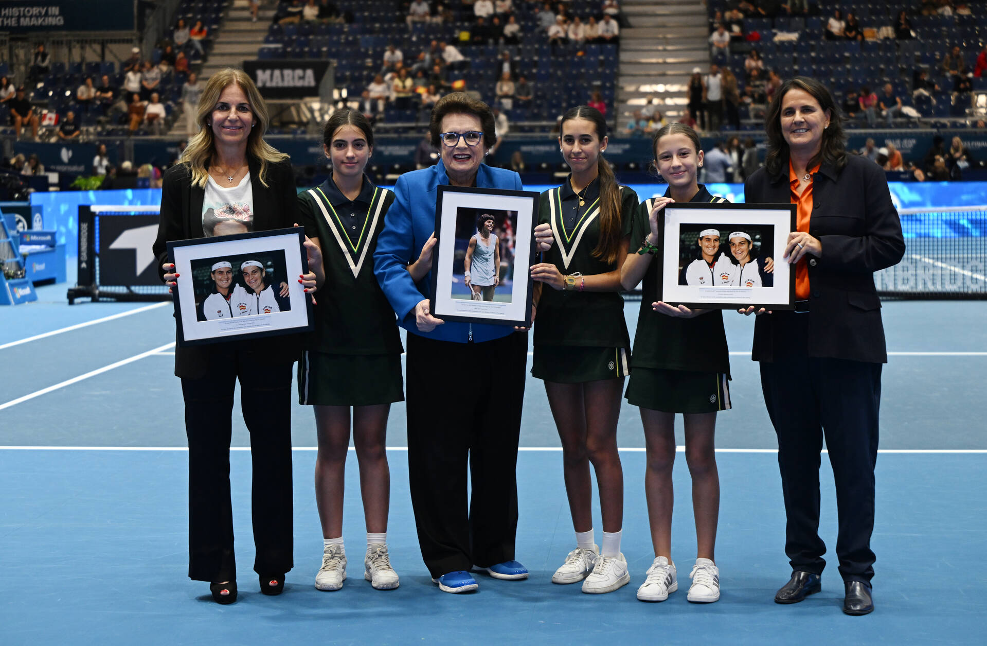 Conchita y Arantxa celebran el 60 aniversario de la Billie Jean King Cup 