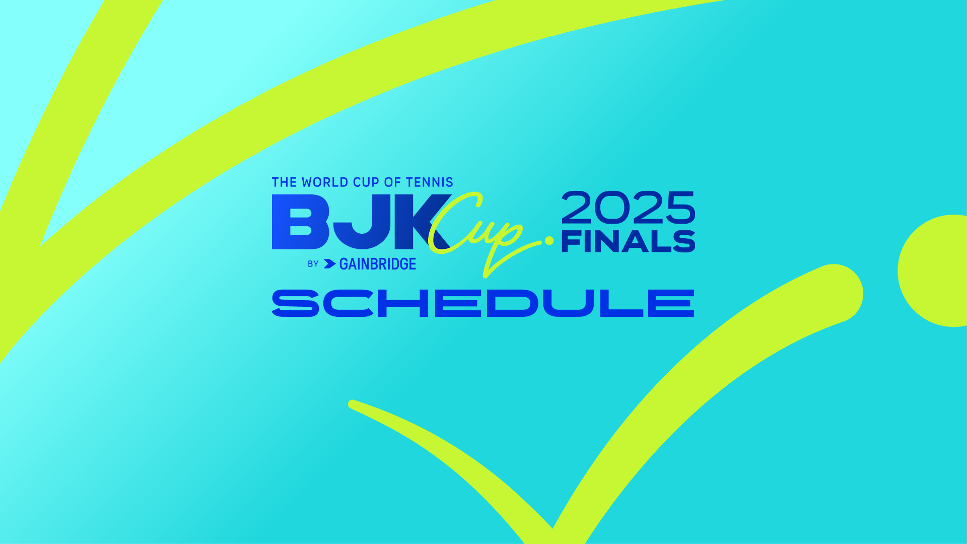 2025 Finals schedule header
