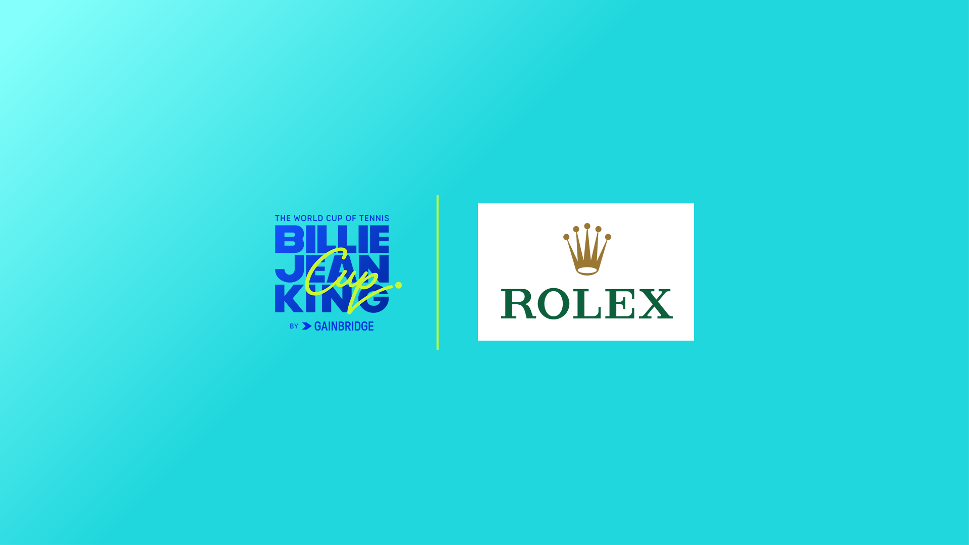 BJK Cup x Rolex logo lock-up