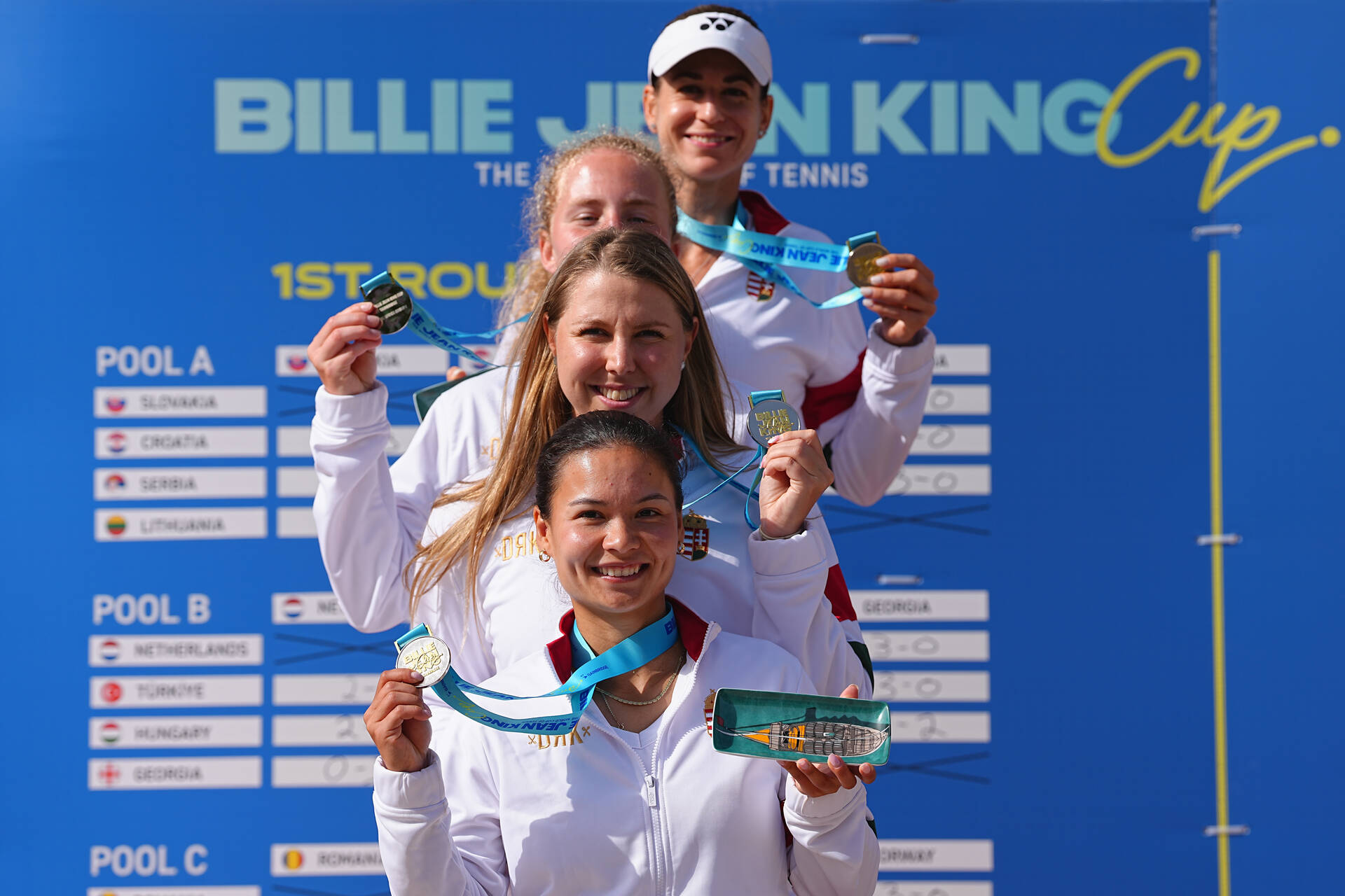 Team Hungary with Europe/Africa I medals