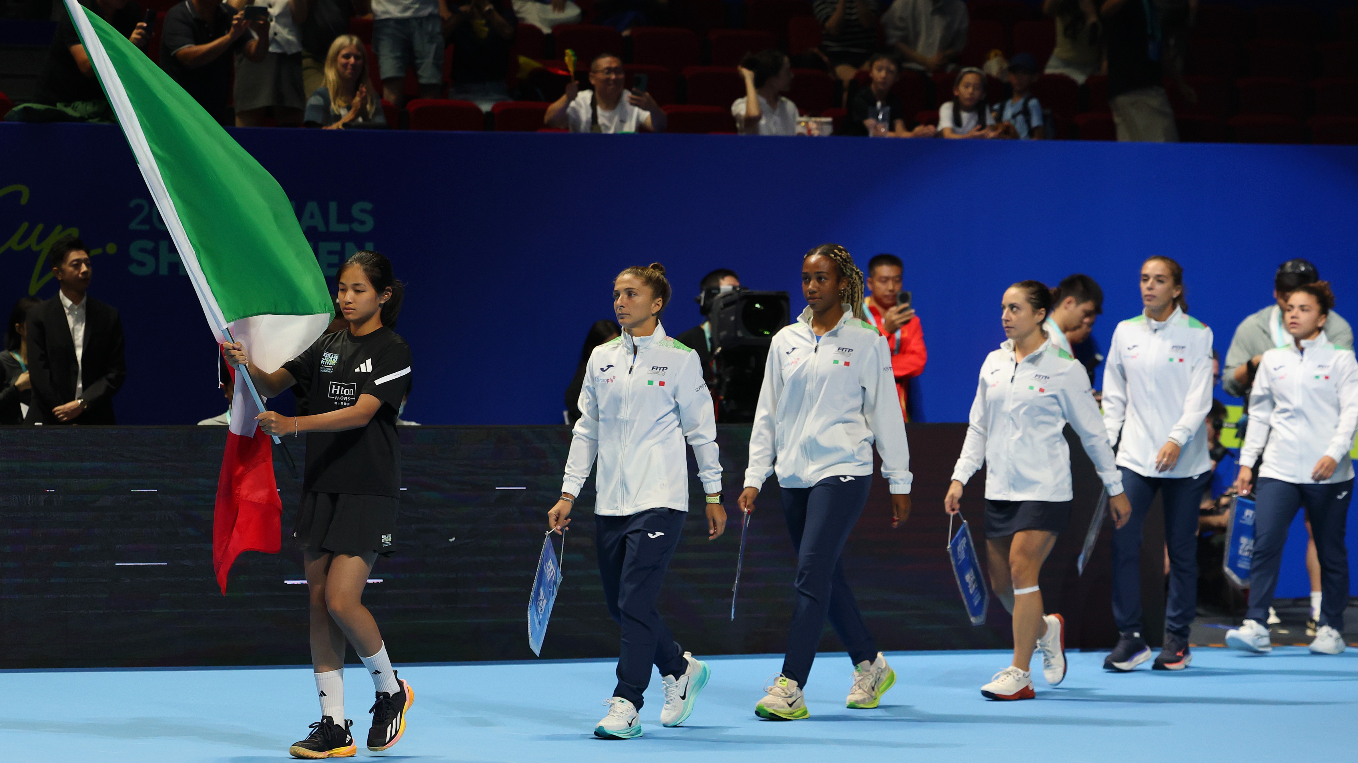 Italy walk out ahead of 2025 BJK Cup opener