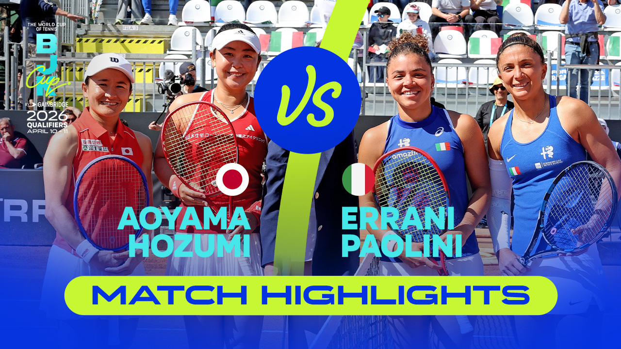 Errani/Paolini v Hozumi/Aoyama highlights thumbnail