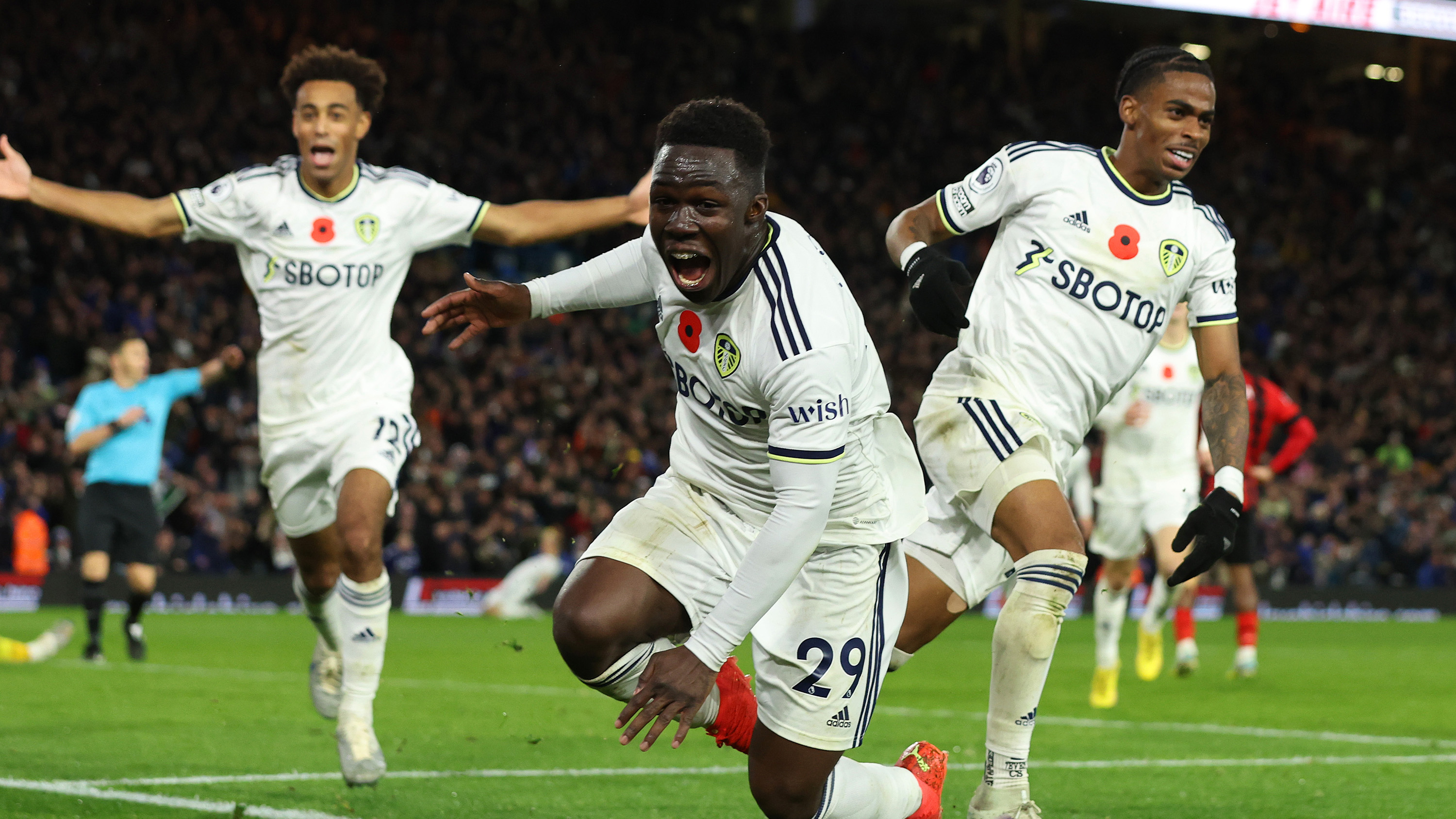 Willy Gnonto Bournemouth Celebration