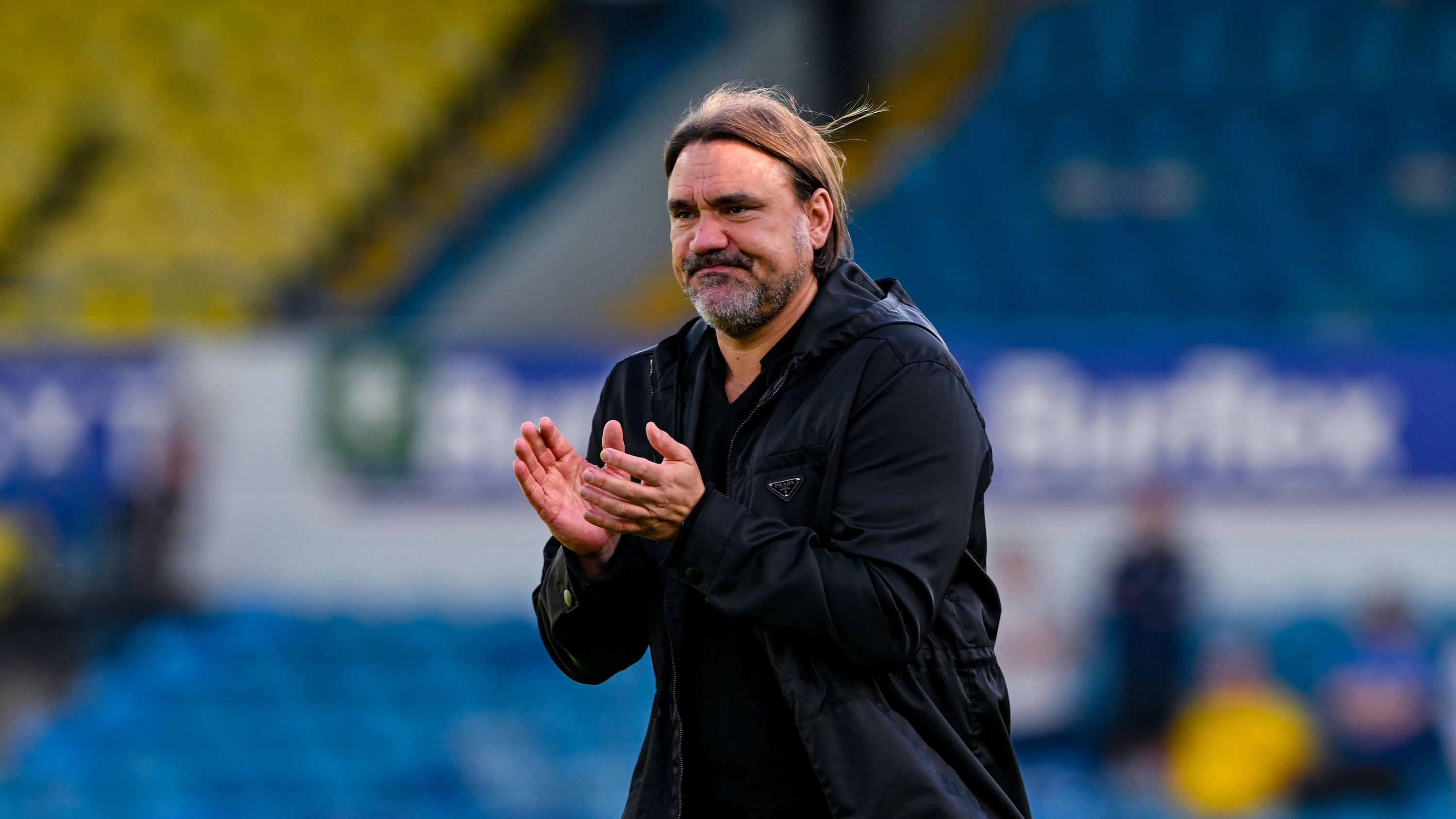 Daniel Farke Crystal Palace Sept 26 Clapping post match