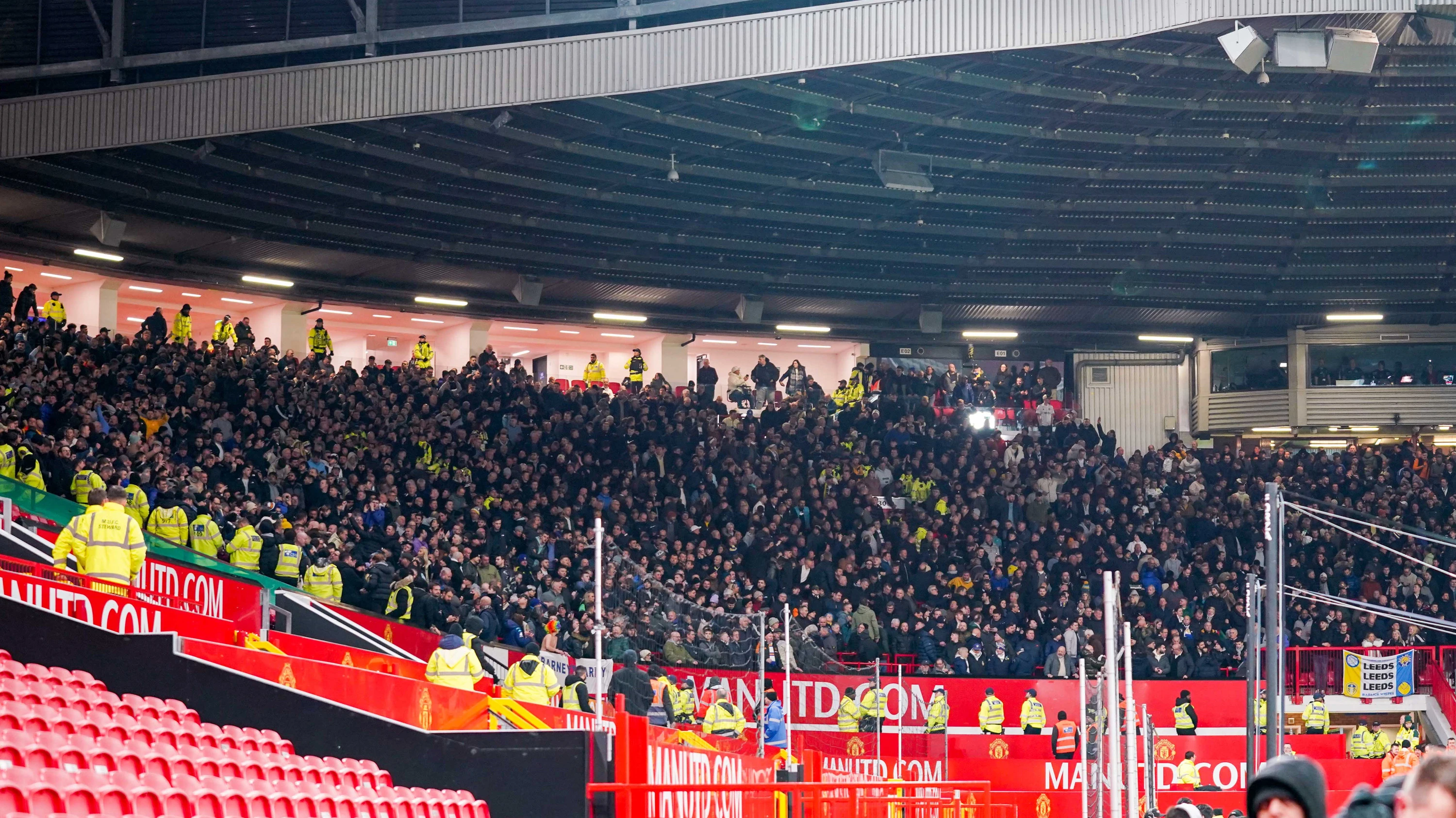 Fans at Old Trafford