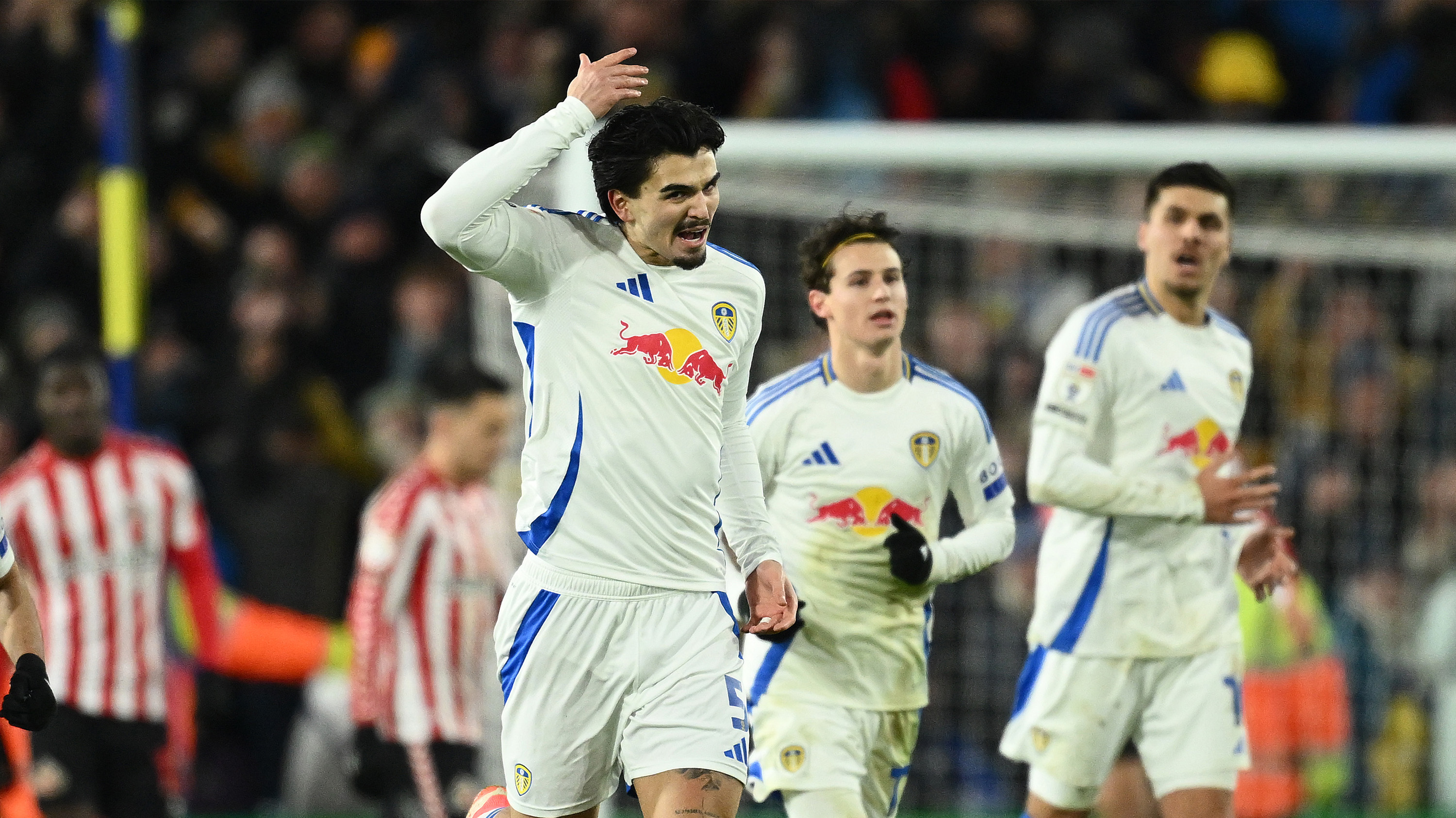 Pascal Struijk Sunderland Feb 25 Celebrating Goal