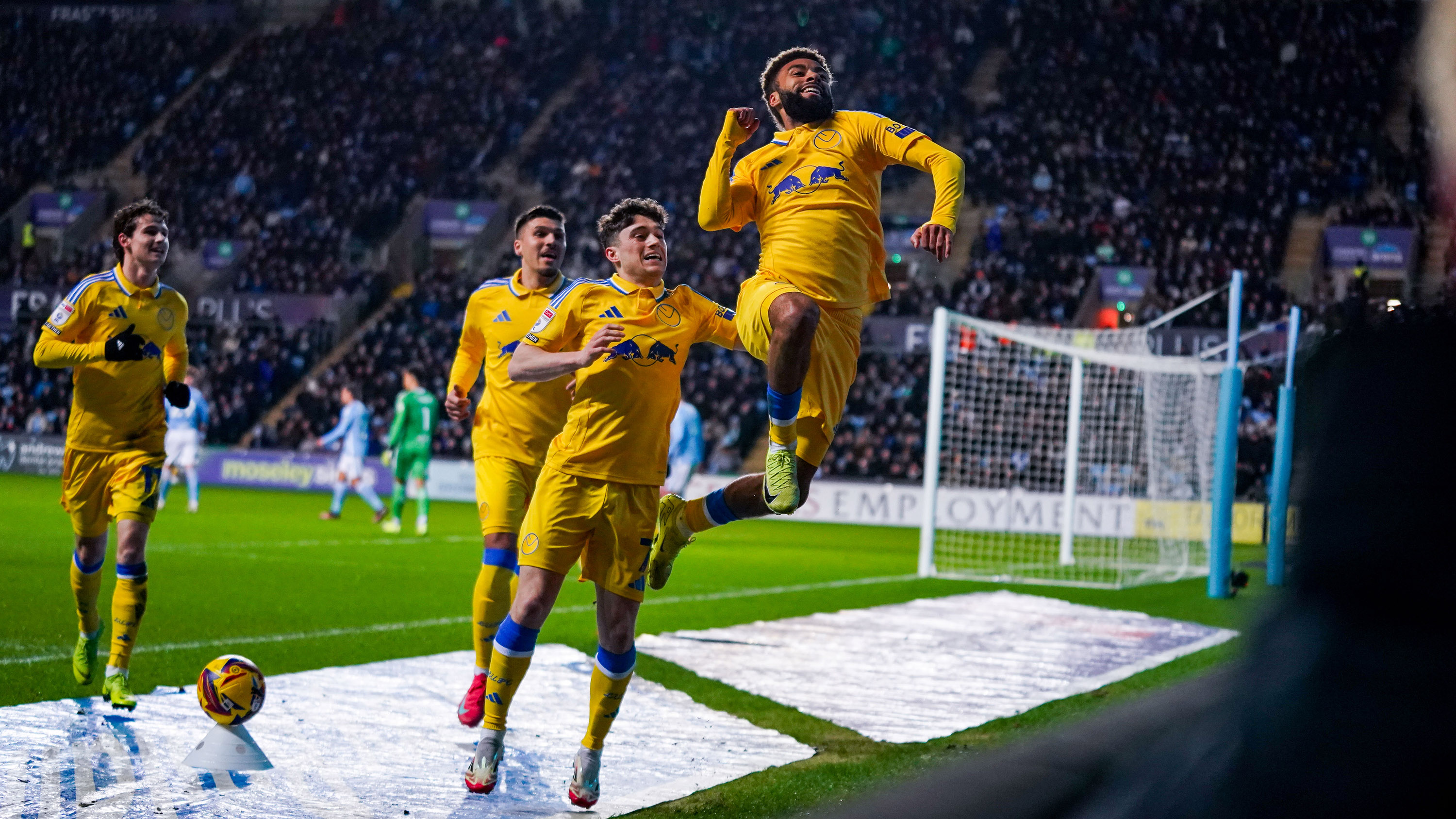 Jayden Bogle Celebration v Coventry