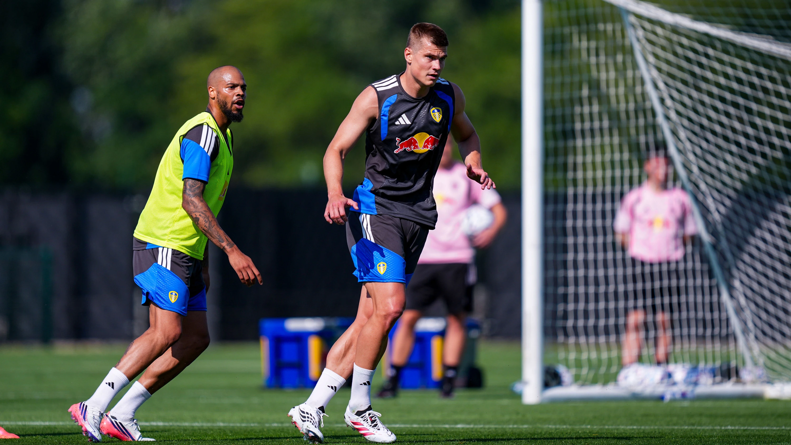 Jaka Bijol training Aug 26 Lukas Nmecha in background
