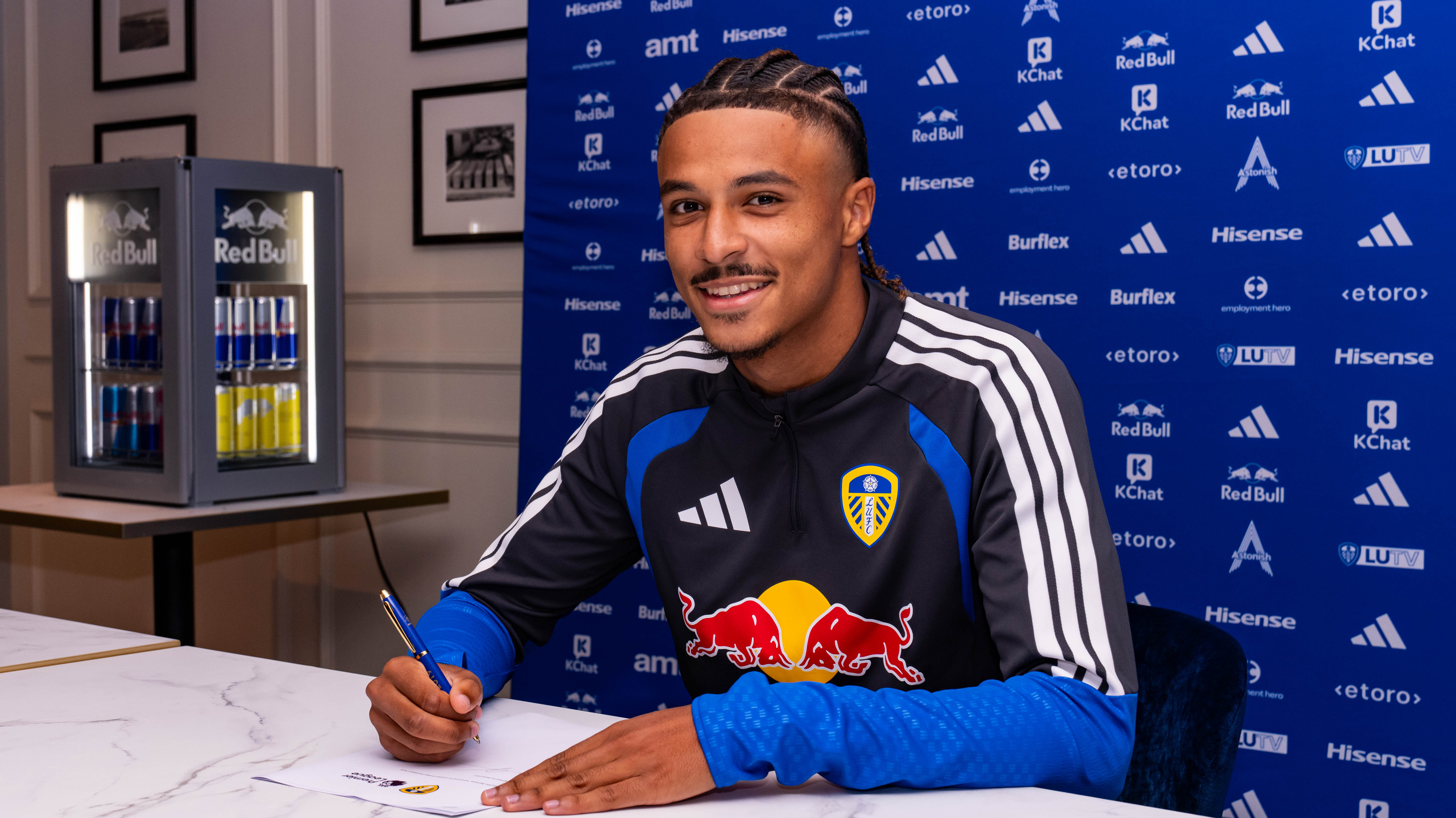 Jean-Mattéo Bahoya signing photo Sep 26