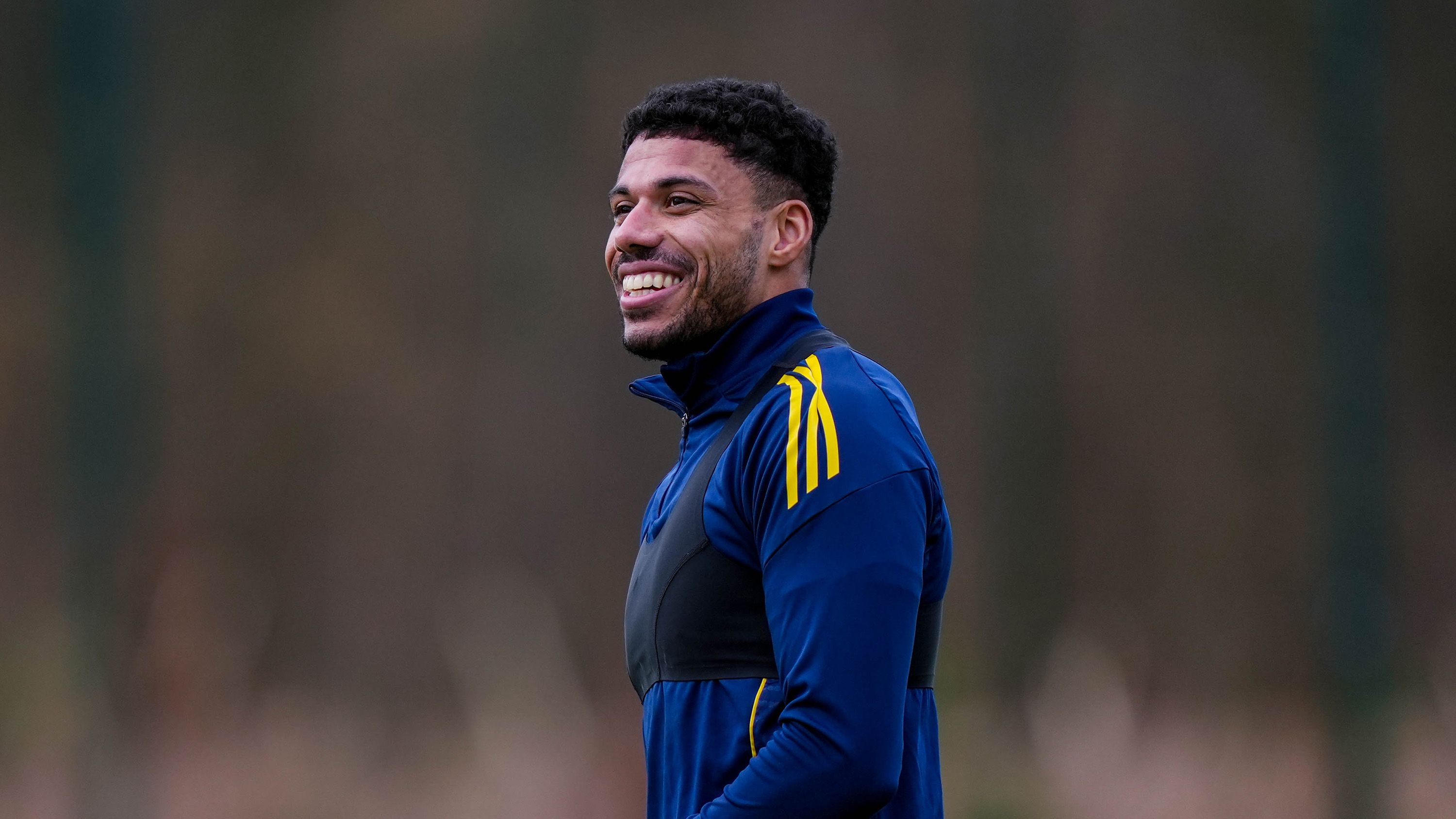 James Justin Pre Wembley Training