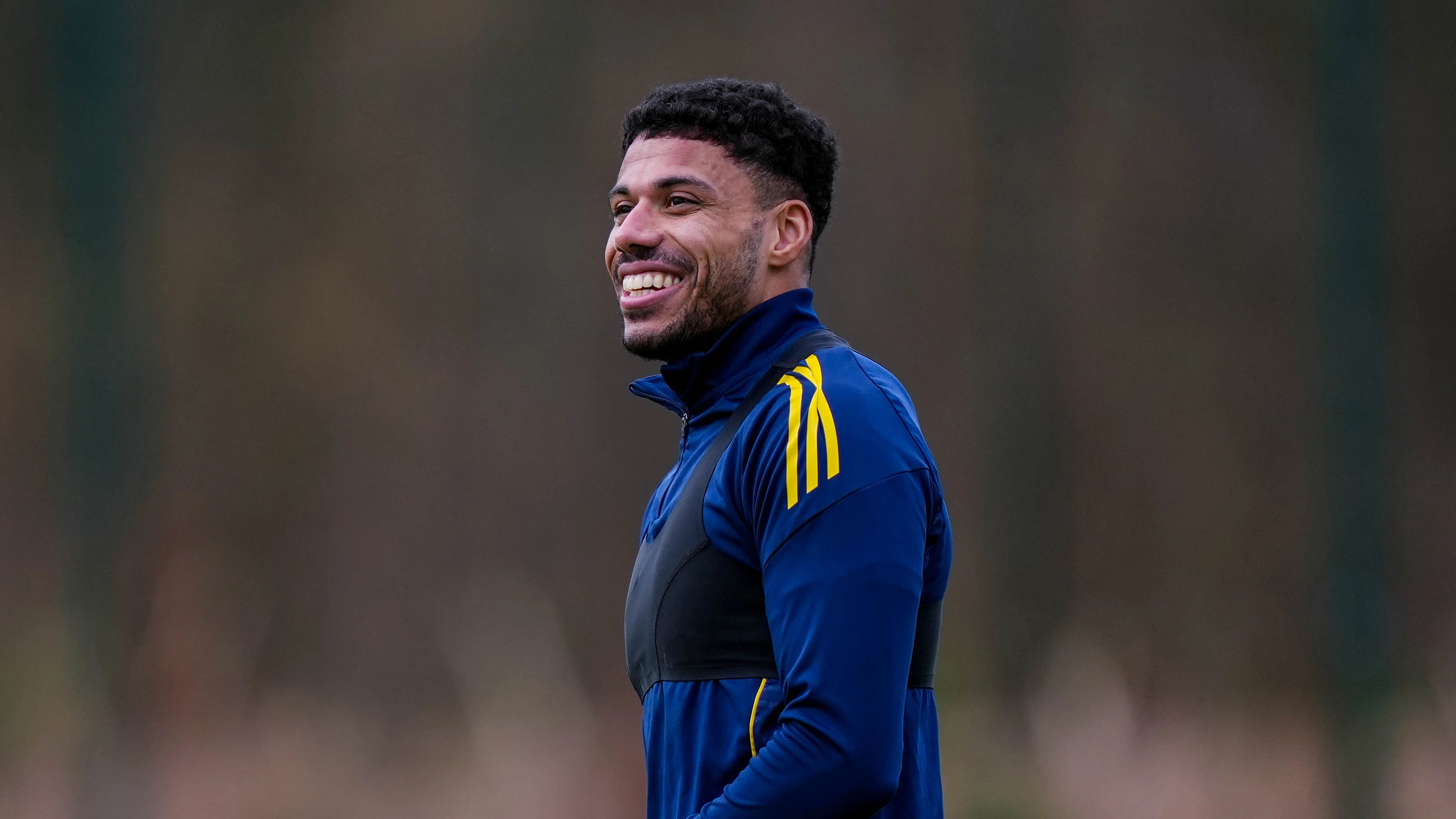 James Justin Pre Wembley Training