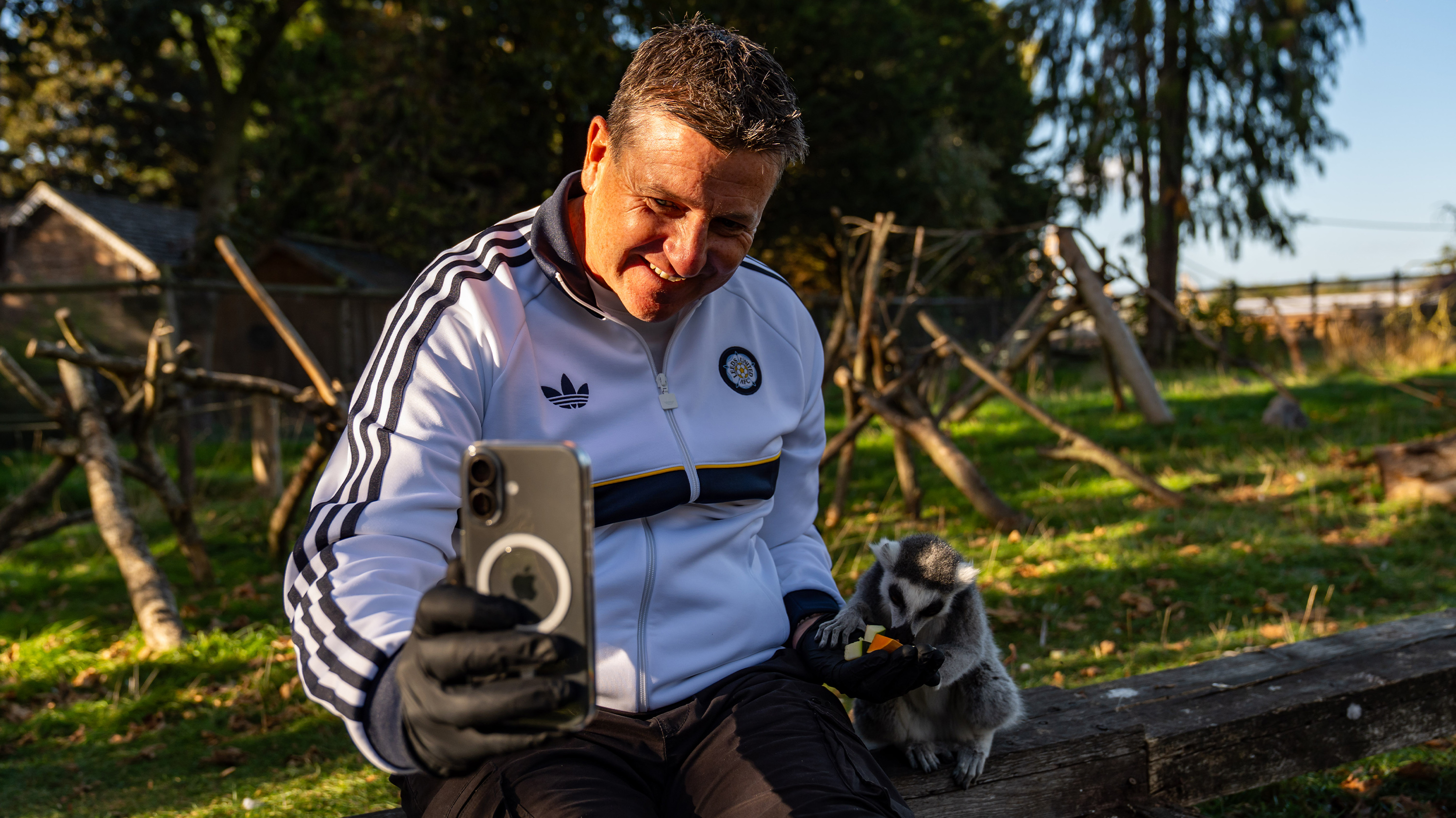 Michael Bridges Flamingo Land Oct 26 Selfie Lemur