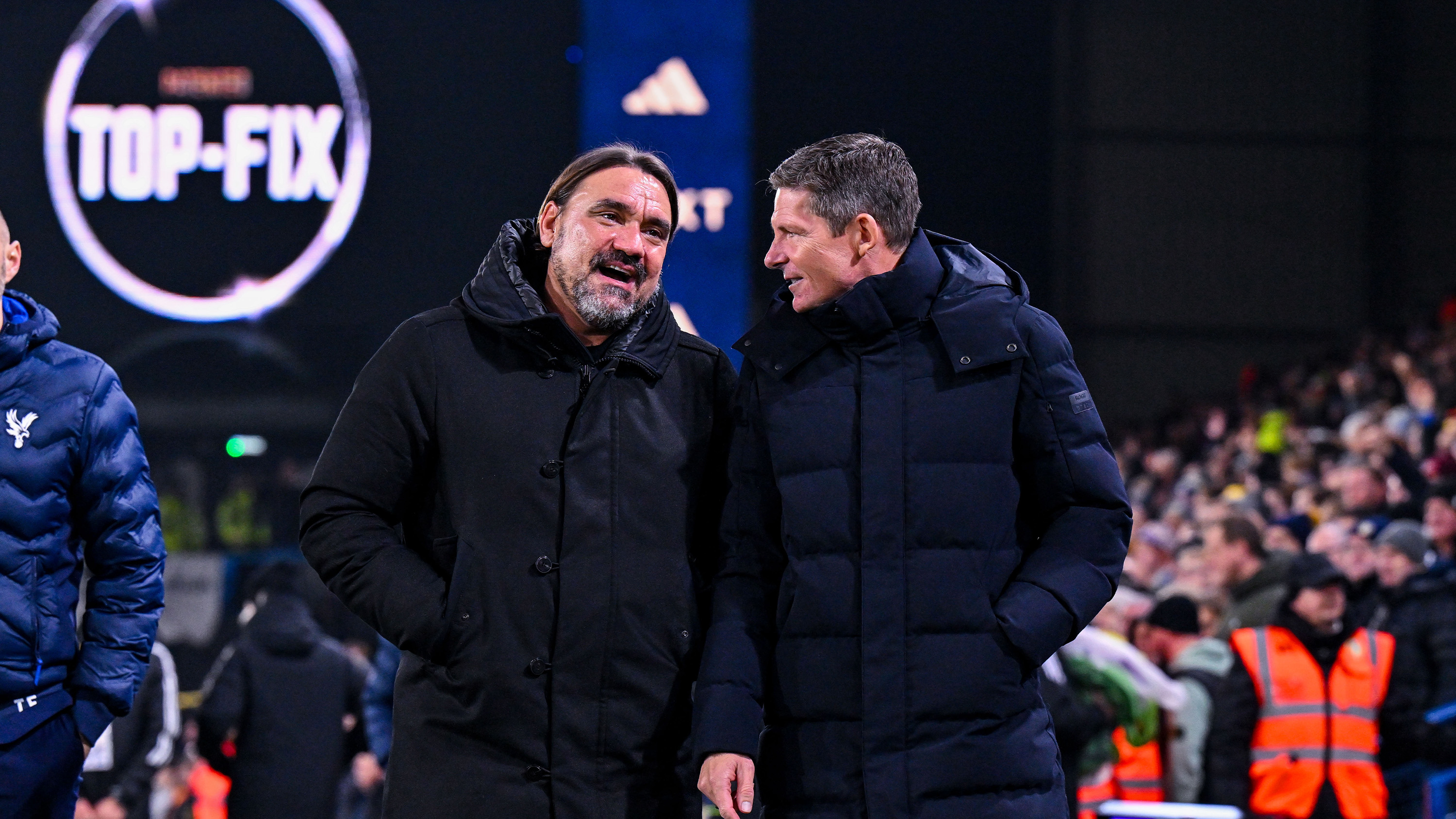 Daniel Farke Crystal Palace Dec 25 Chatting Oliver Glasner