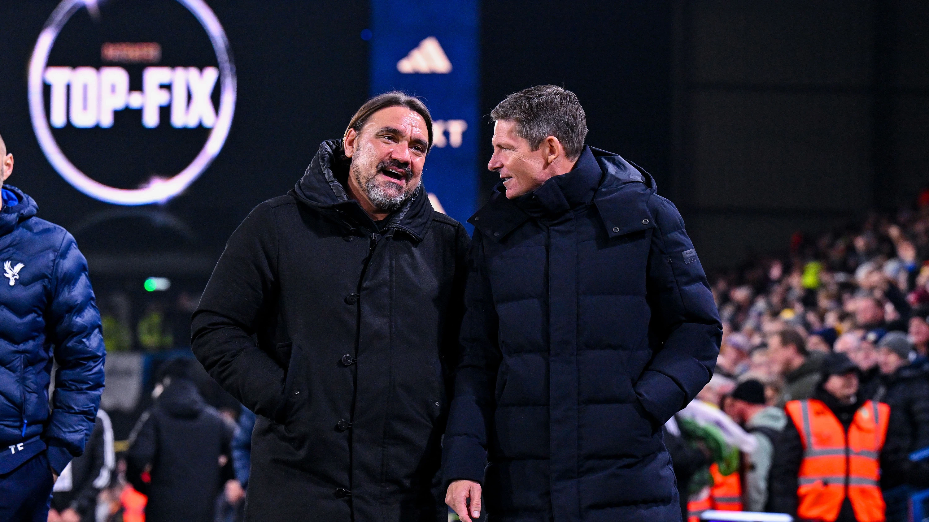 Daniel Farke Crystal Palace Dec 25 Chatting Oliver Glasner