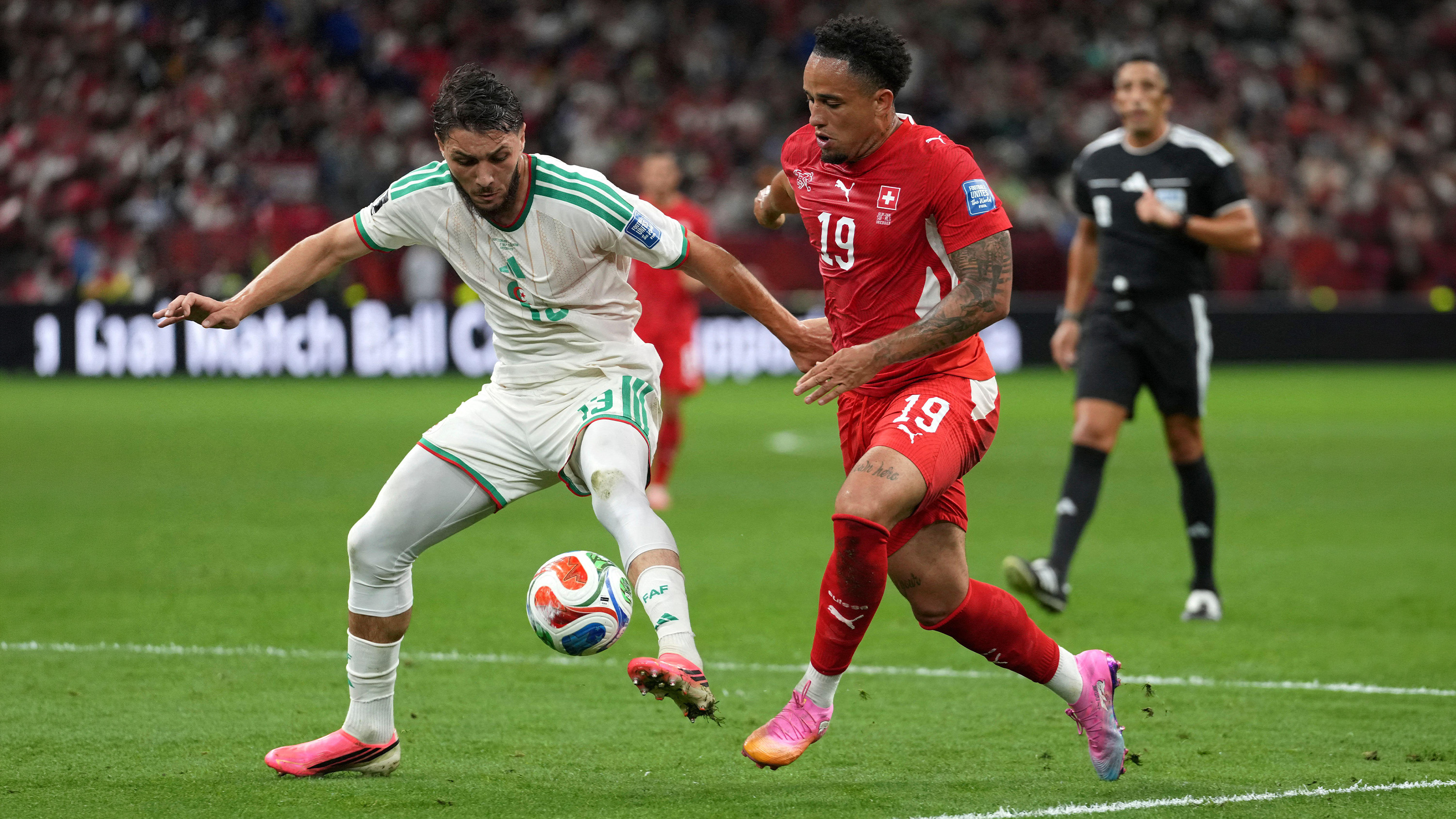 Noah Okafor Switzerland Algeria Jul 26 Running