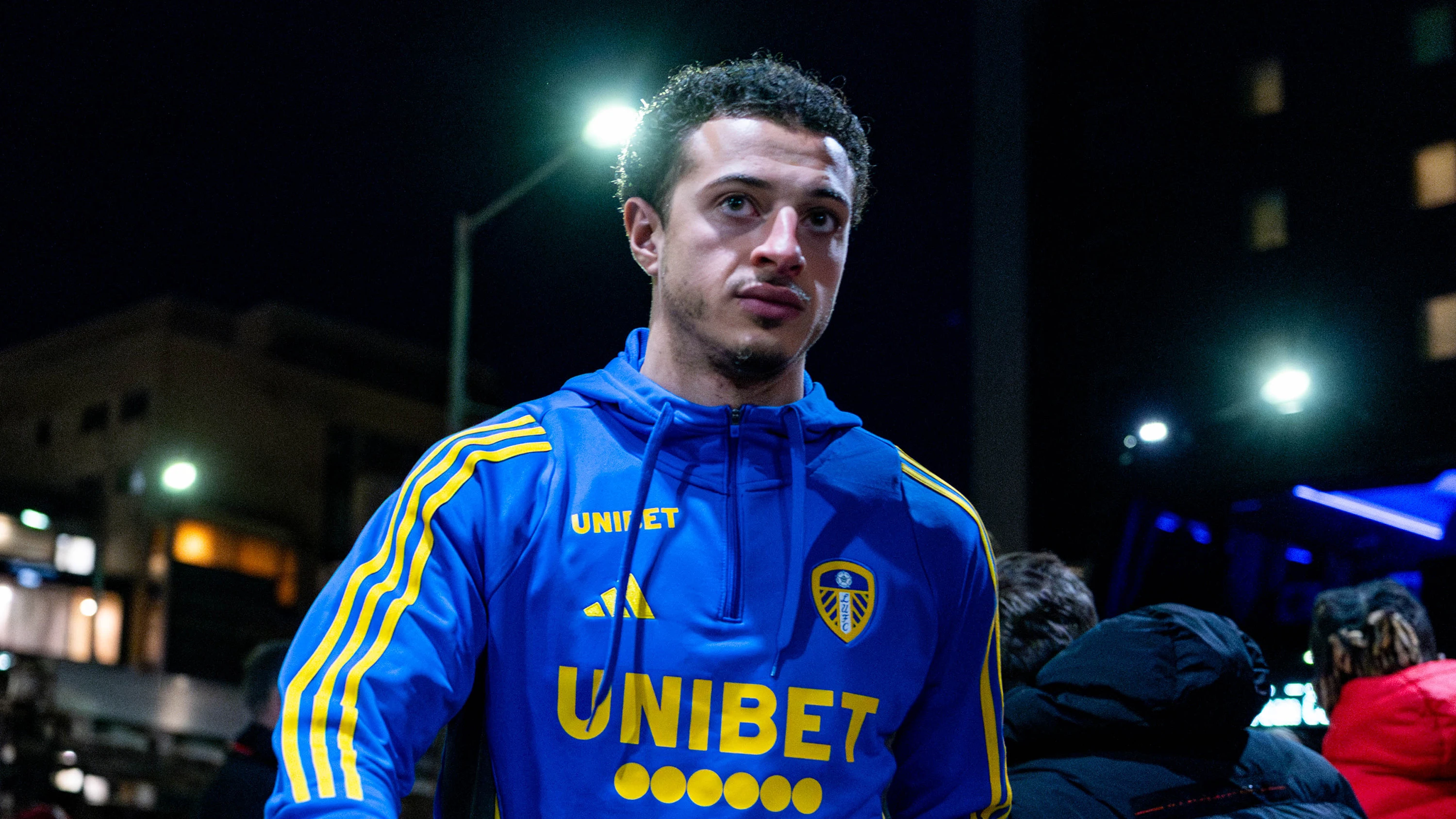Ethan Ampadu Arriving at Bramall Lane