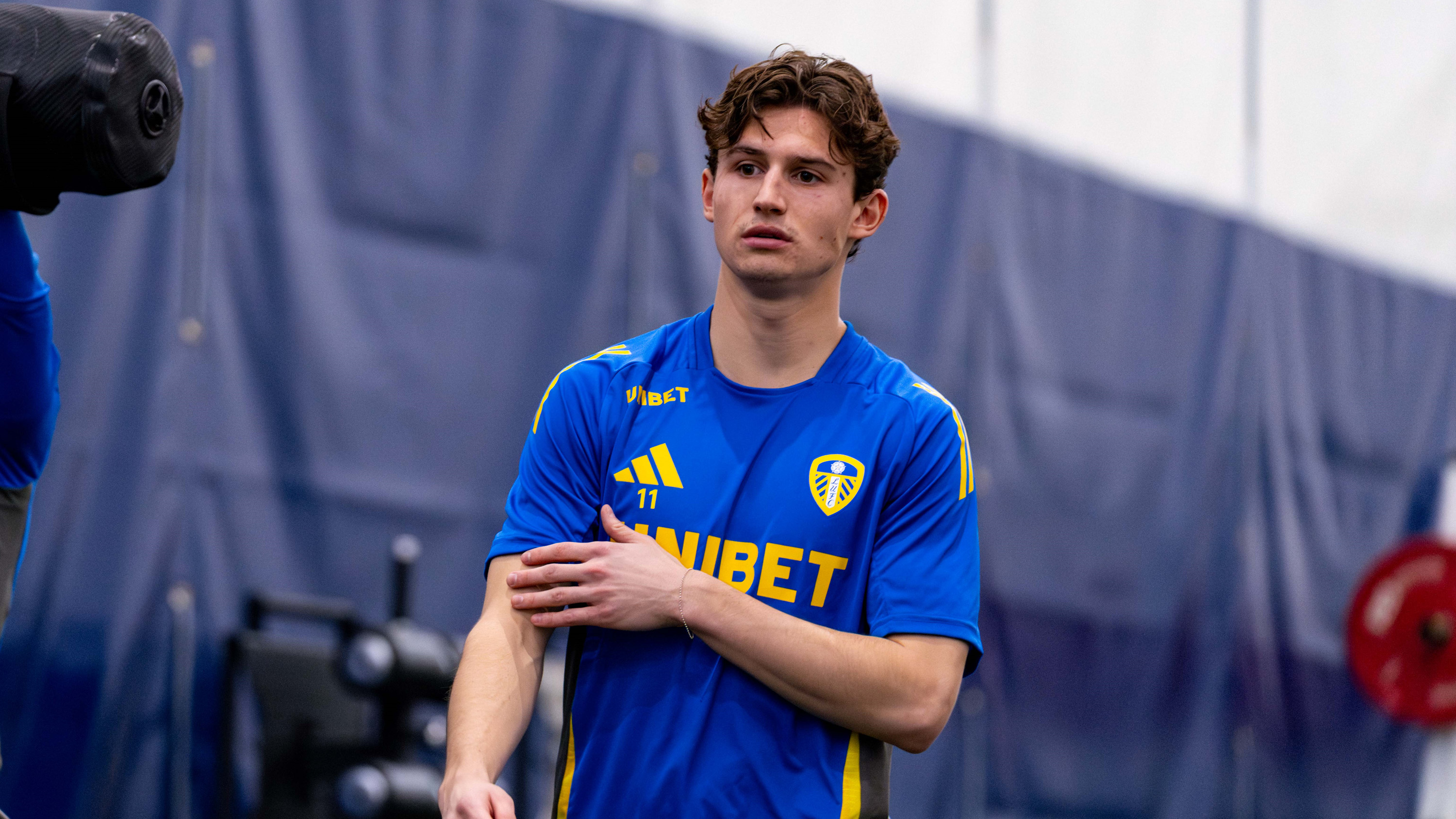 Brenden Aaronson gym