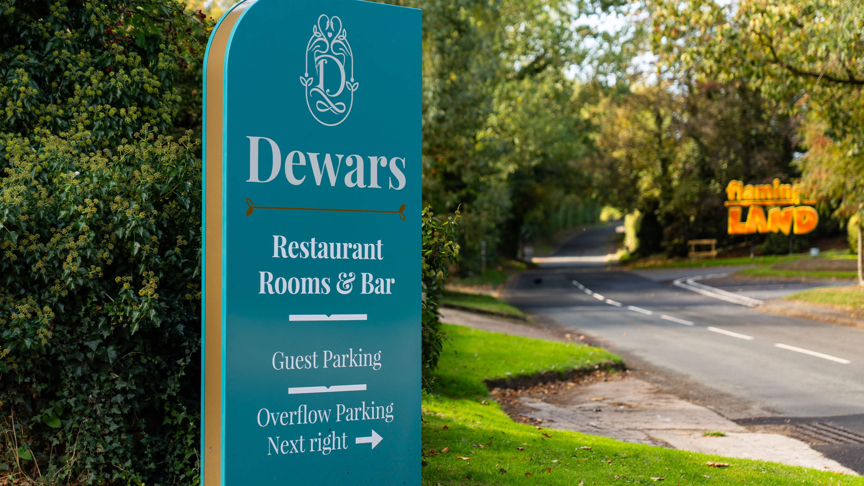 Dewars Flamingo Land Oct 26 Signage