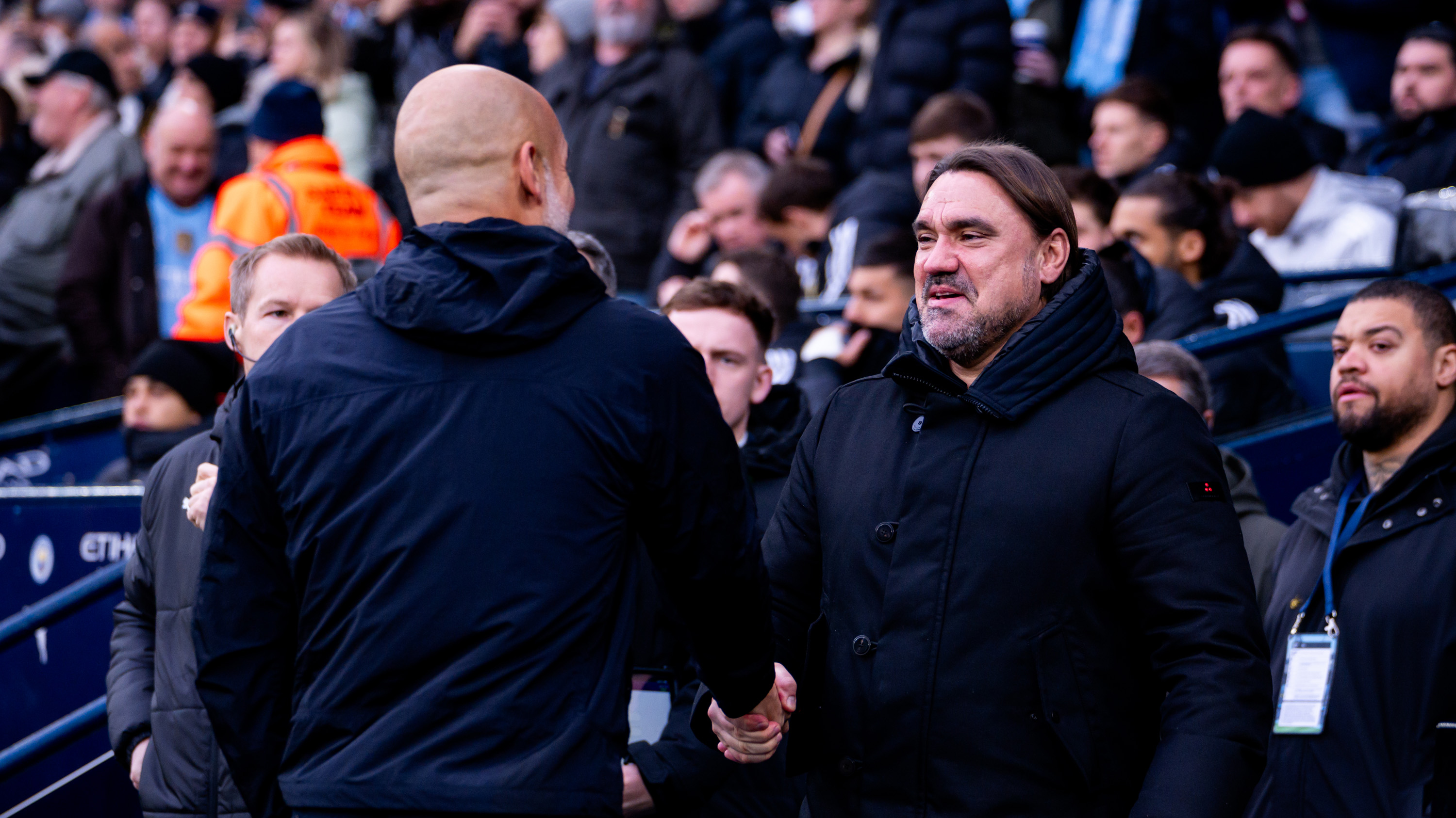 Farke with Guardiola