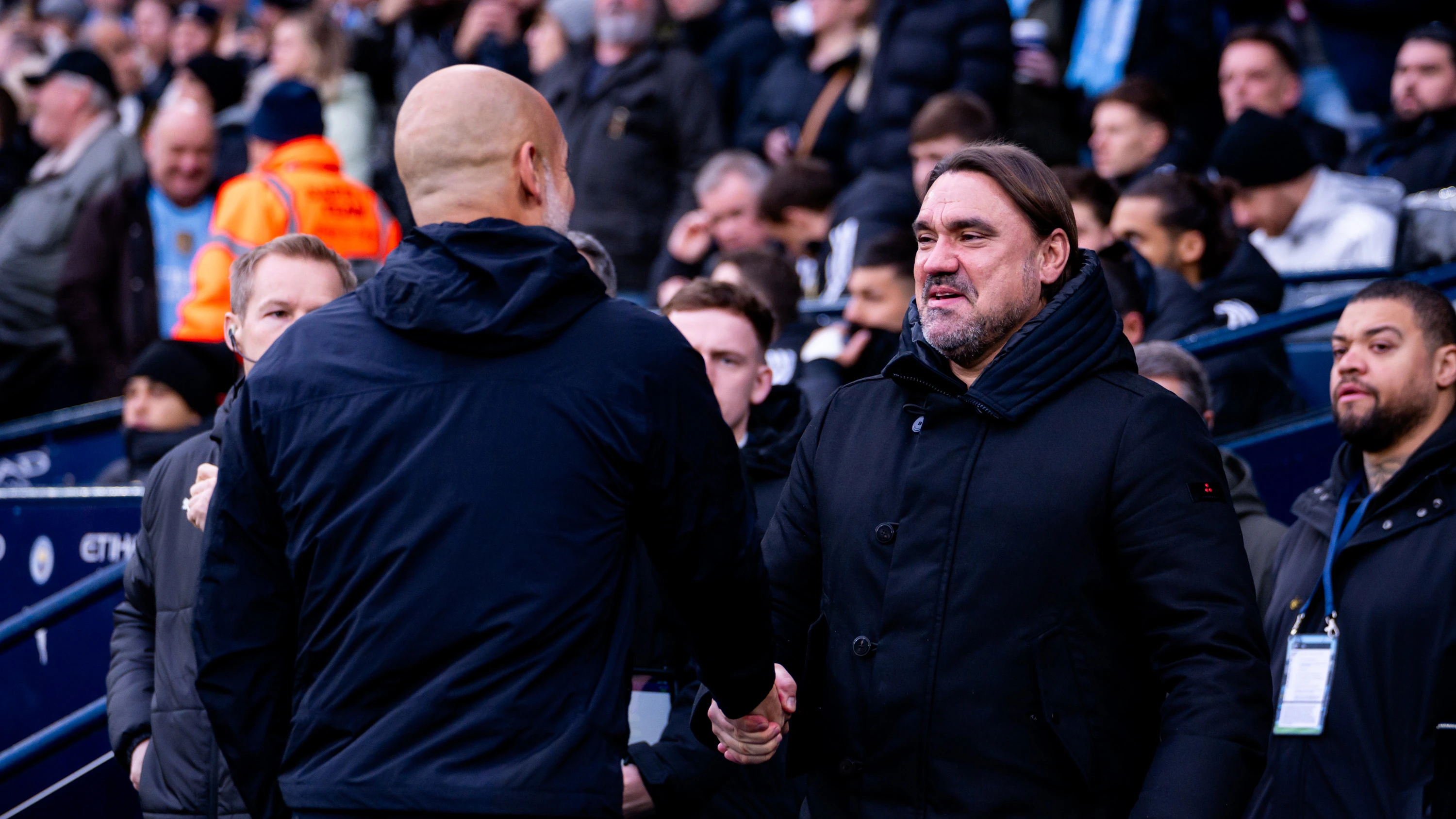 Farke with Guardiola