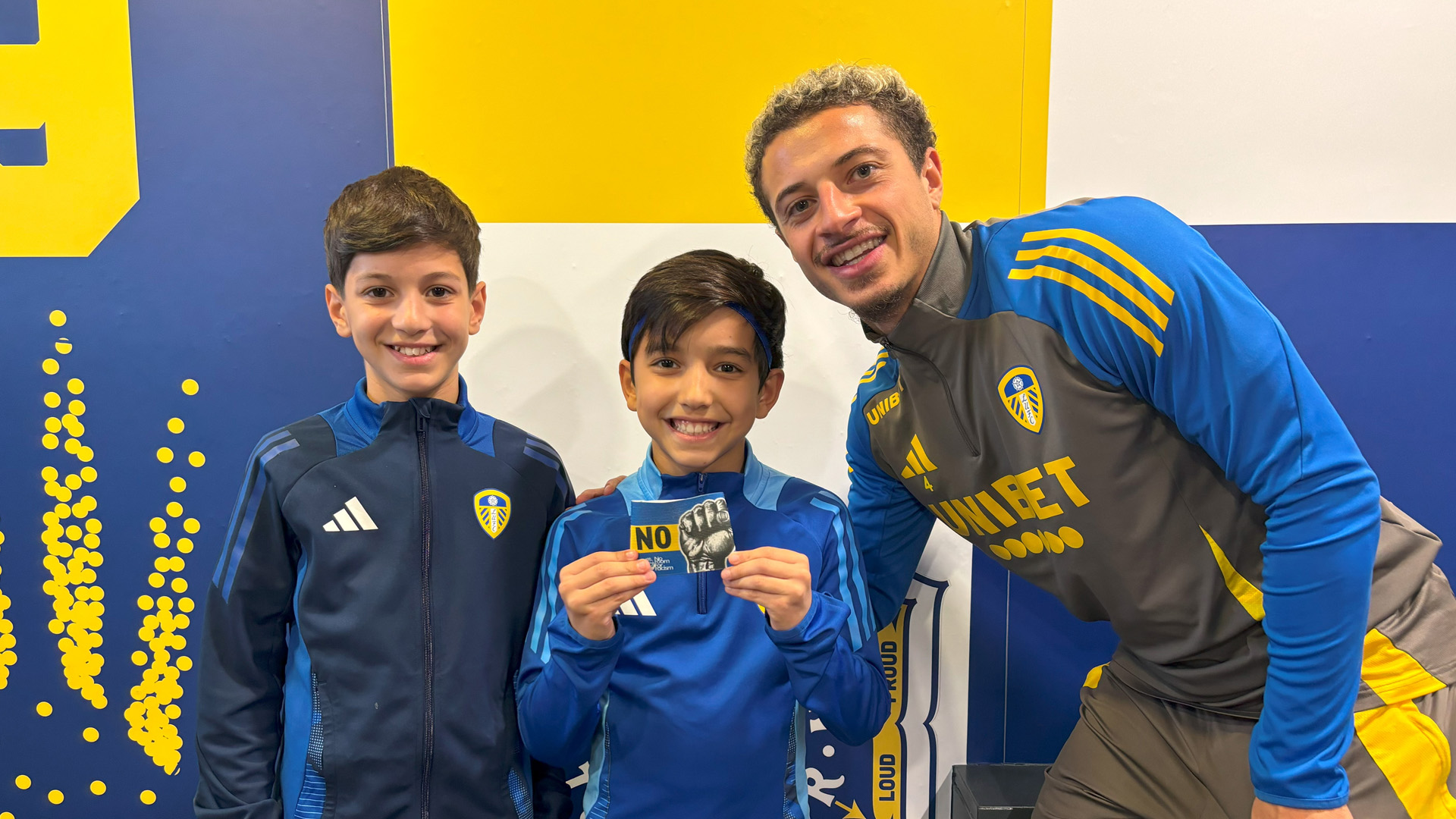 Alim’s armband a hit for captains Ethan and Reuben