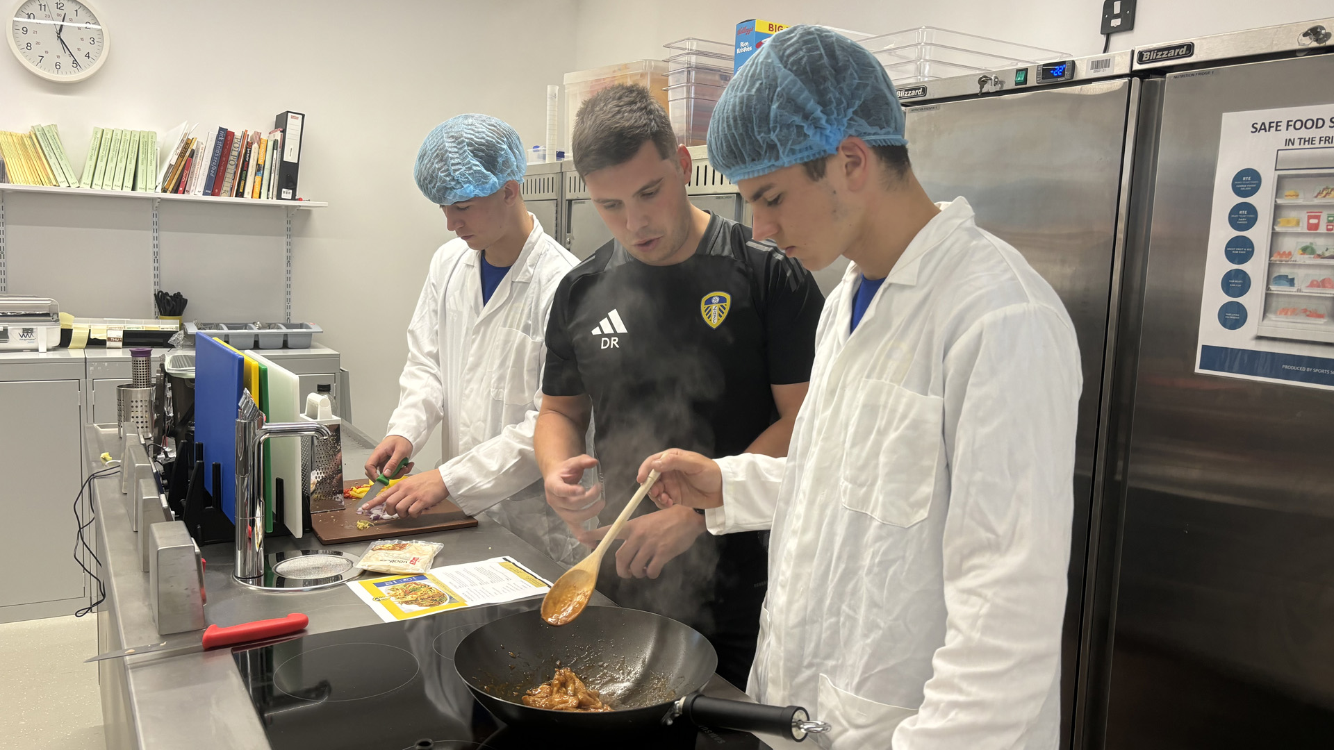 Leeds United U18 cooking class photo 1