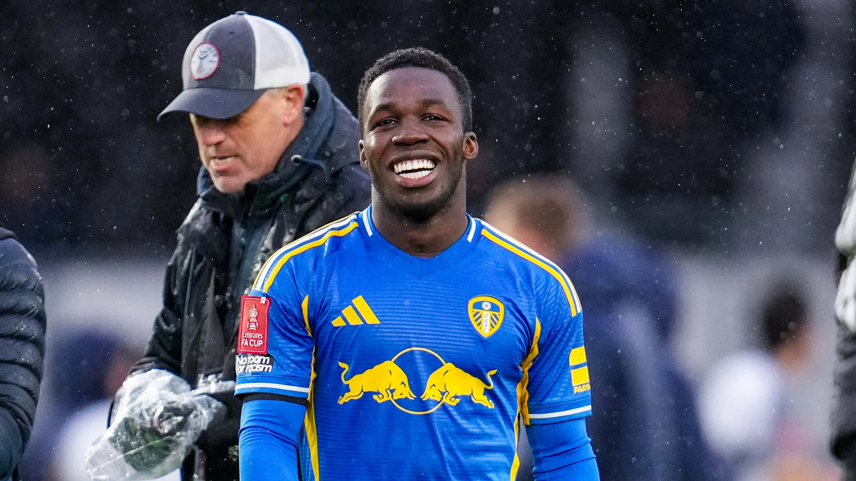 Willy Gnonto Derby Post Match Smiling