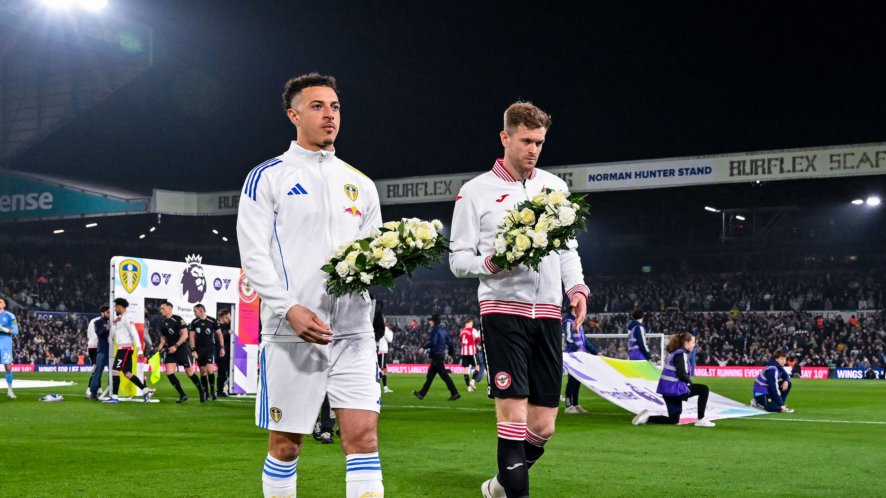 Chris and Kev Brentford Mar 26 Wreath Laying