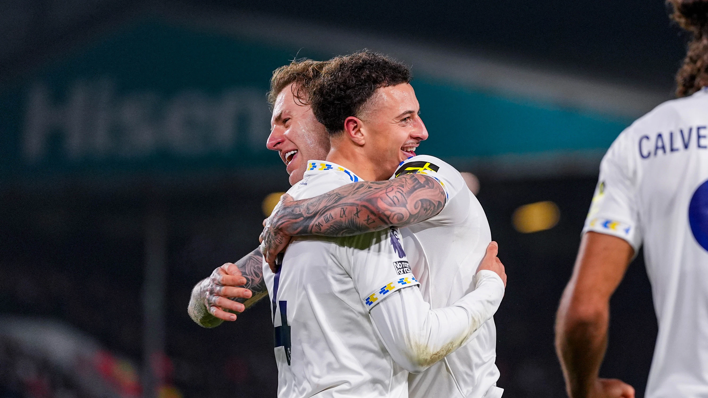 Ethan Ampadu Joe Rodon Palace Celebrating