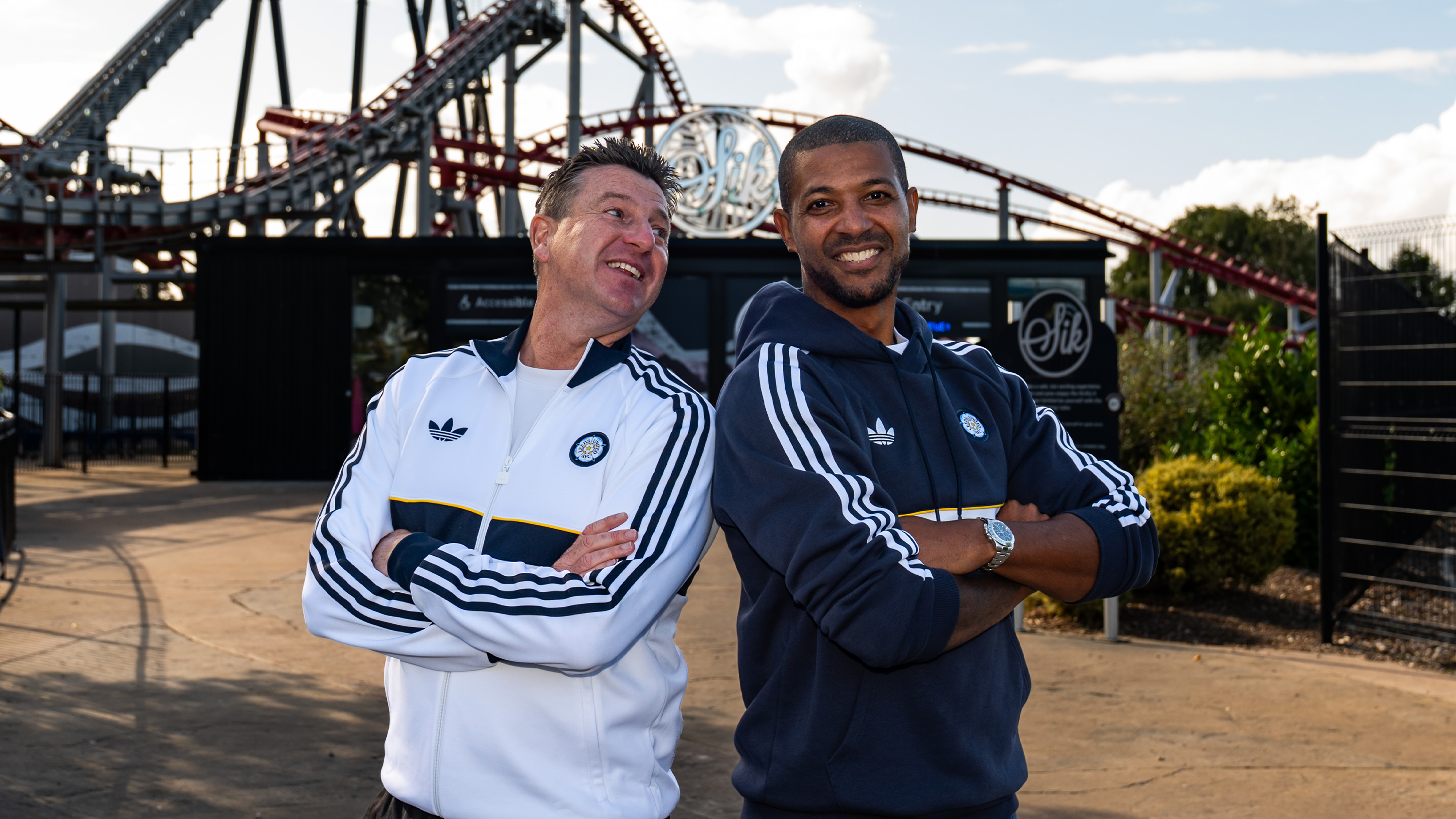 Michael Bridges Jermaine Beckford Flamingo Land Oct 26 Standing front Sik