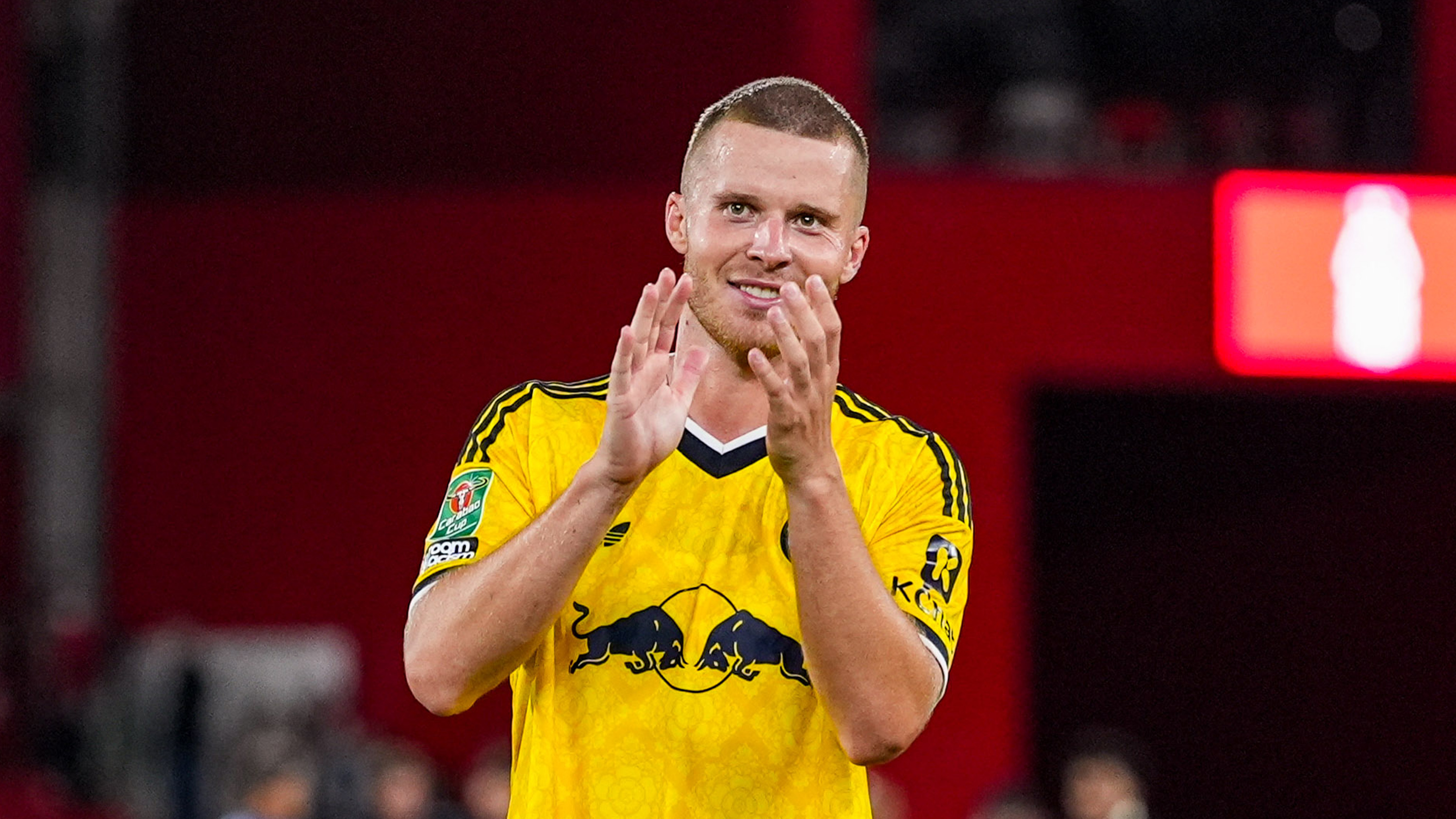 Nico Elvedi Nottingham Forest Aug 26 Clapping away fans