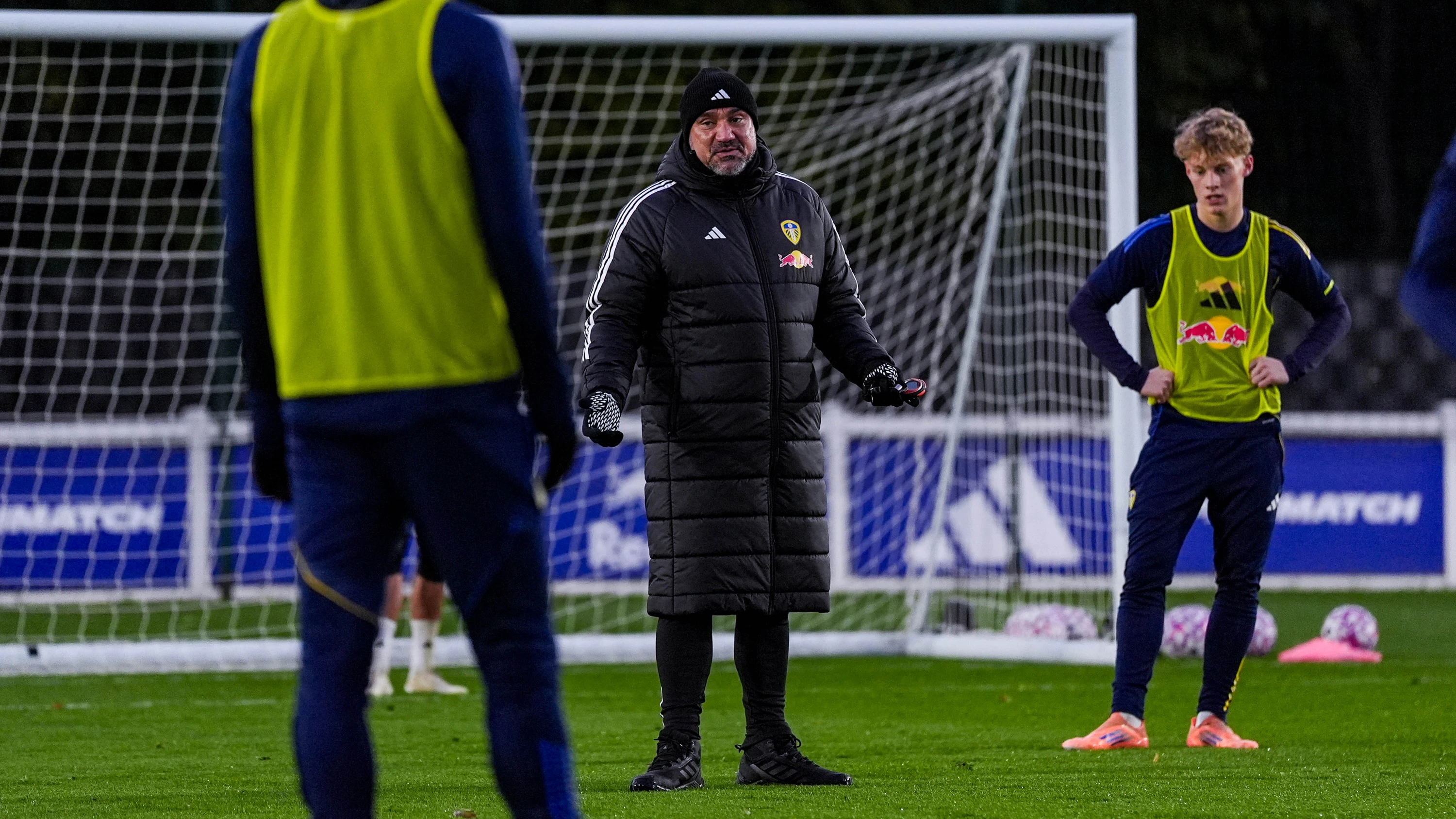 Daniel Farke pre Forest training